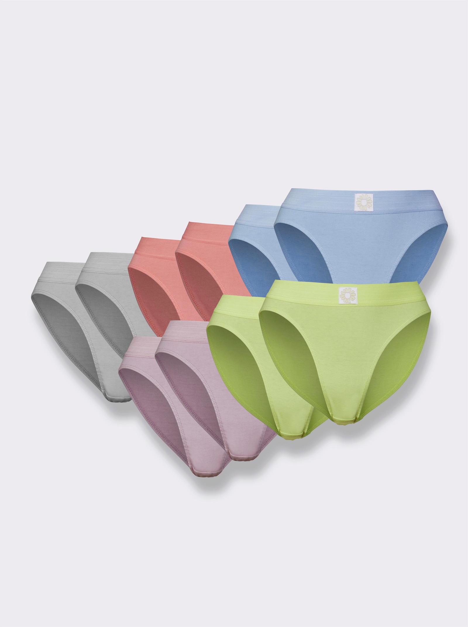 wäschepur Jazzpants im 10er-Pack - farbig-sortiert