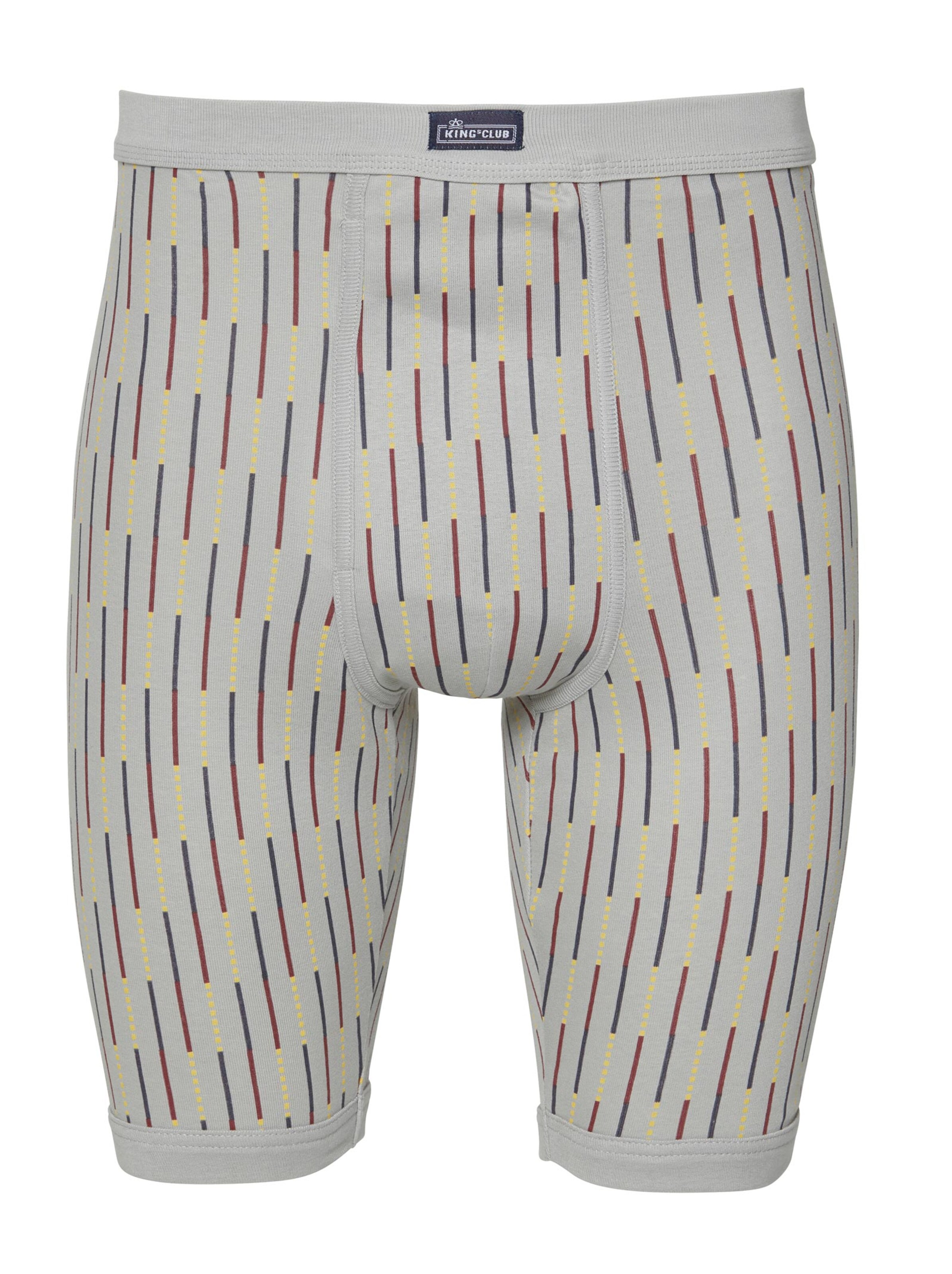 KINGsCLUB Hose knielang - grau + grau-bedruckt