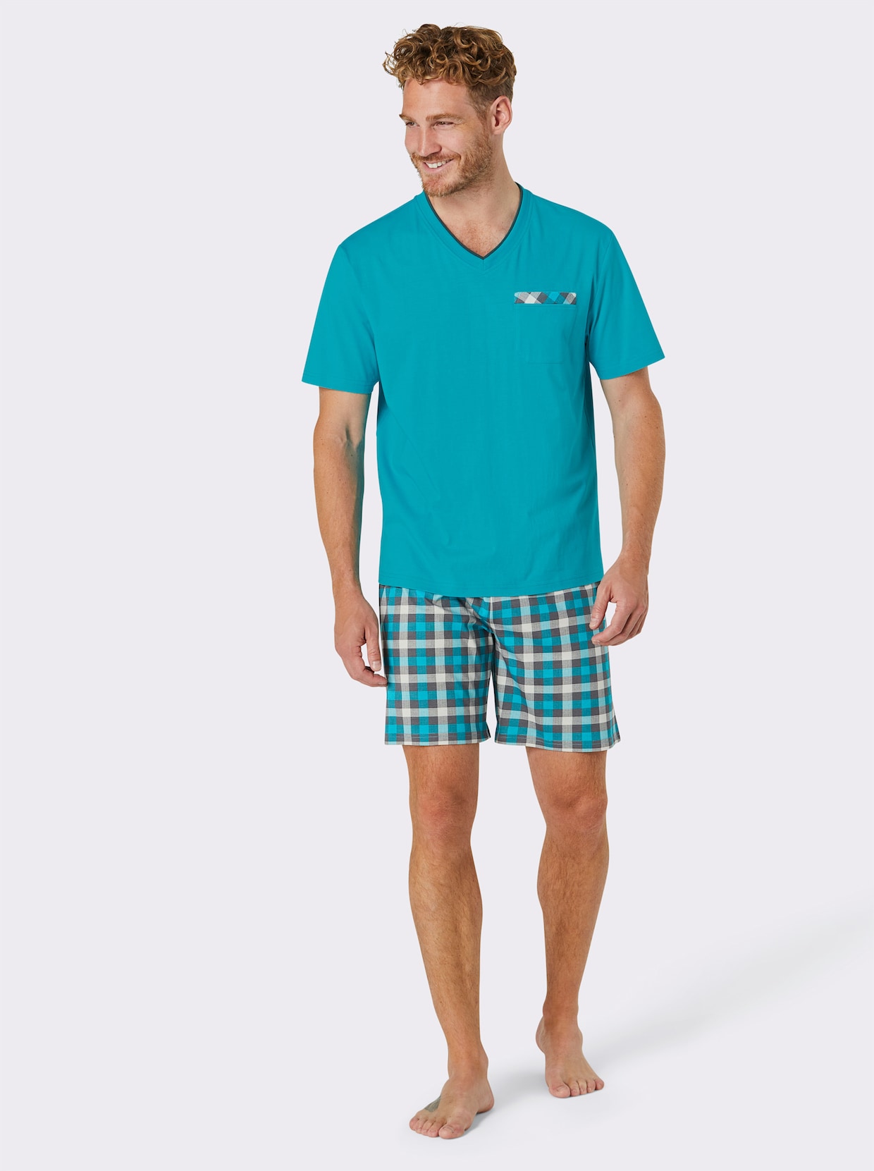 wäschepur men shortama - turquoise