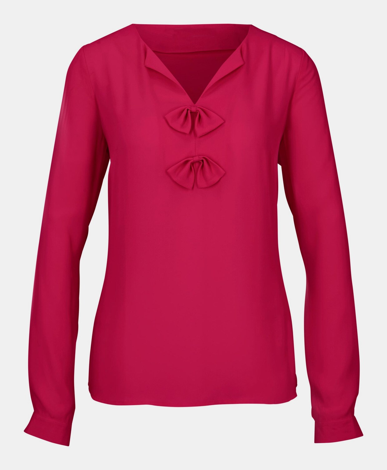 Ashley Brooke Bluse - kirschrot