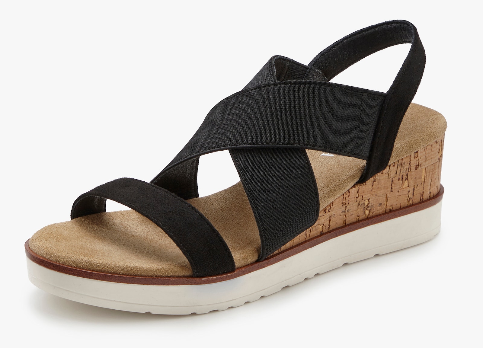 LASCANA Sandalette - schwarz