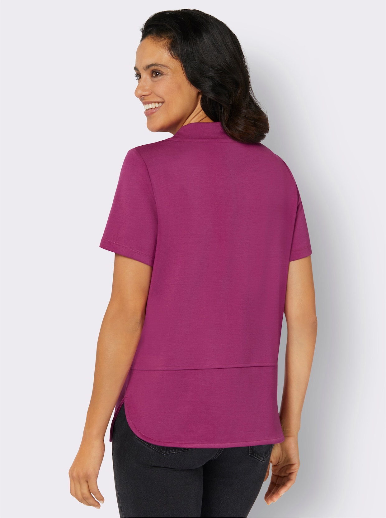 Tričko - purpurová