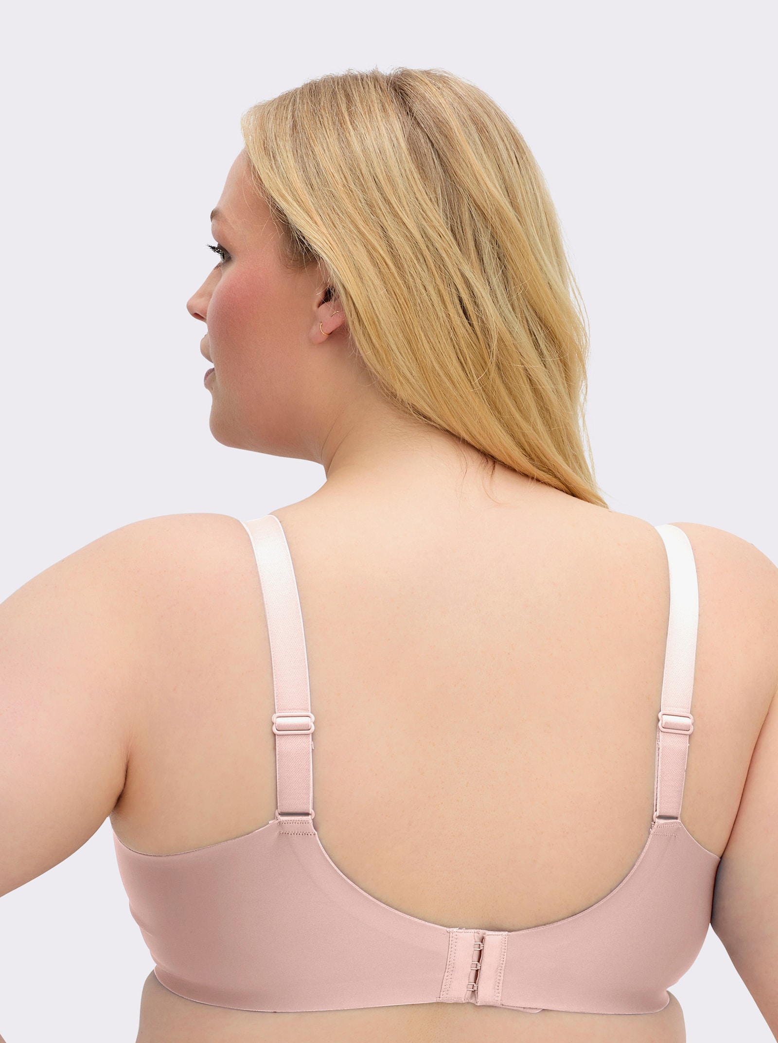 Naturana T-Shirt-BH ohne Bügel - hellrosé