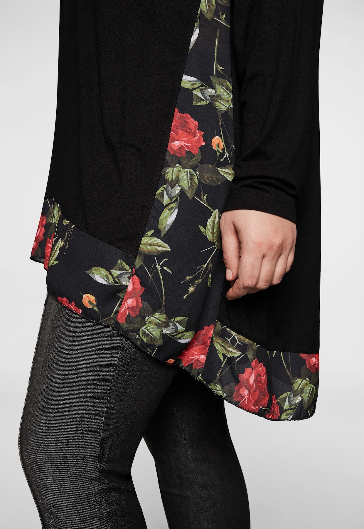 sheego by Joe Browns Longshirt - schwarz