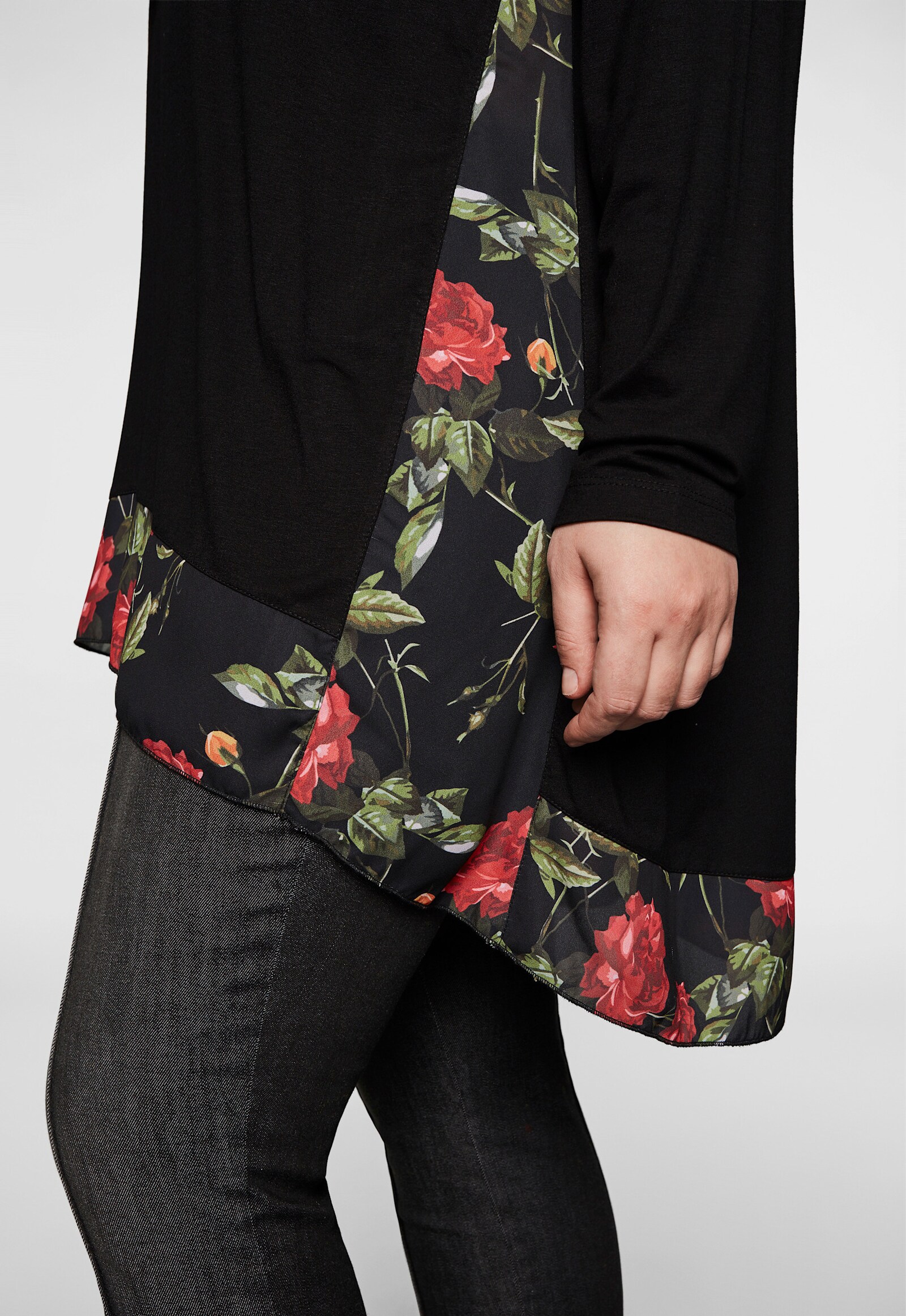 sheego by Joe Browns Longshirt - schwarz
