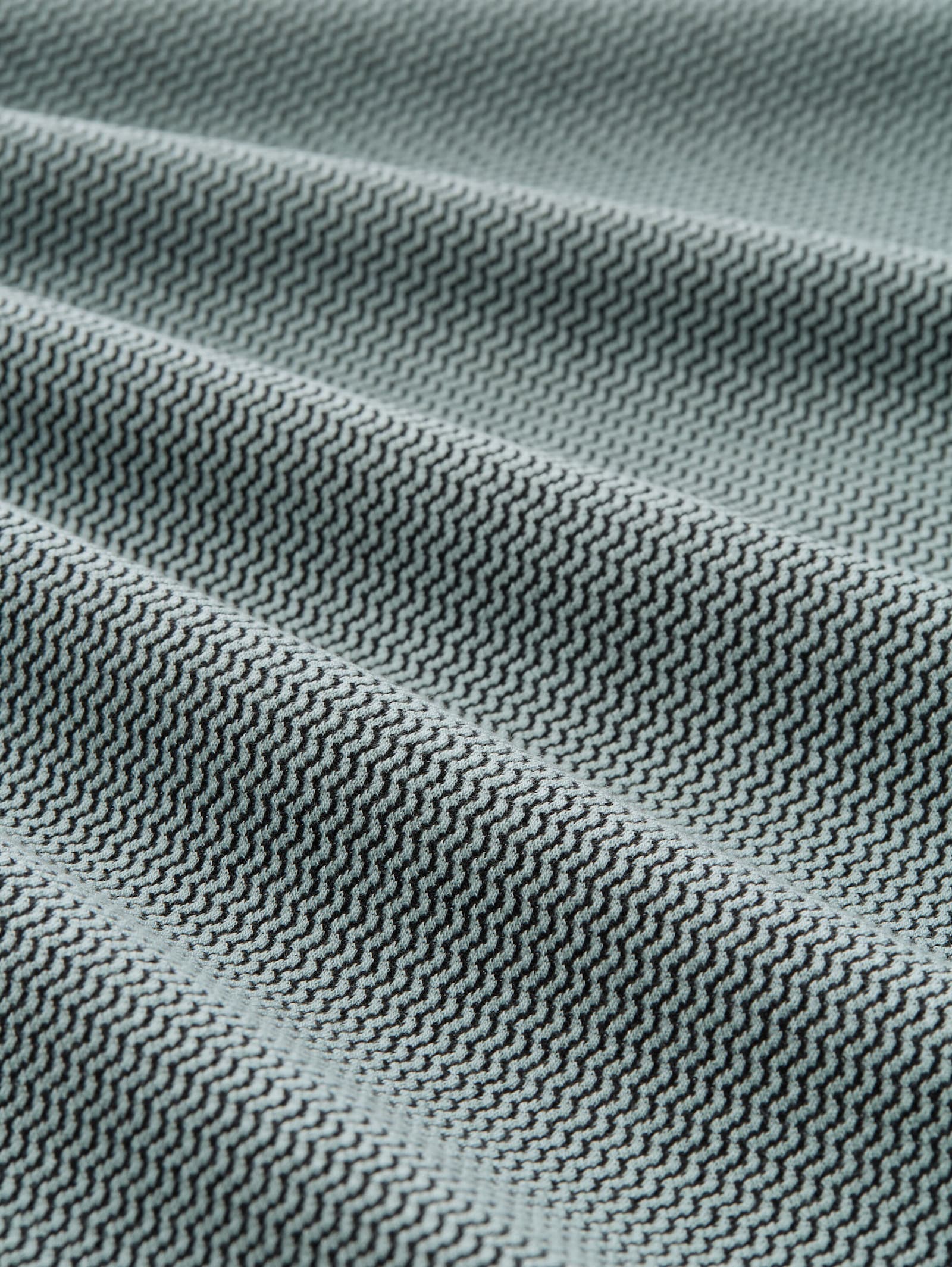 Minikleid - black moss wave structure