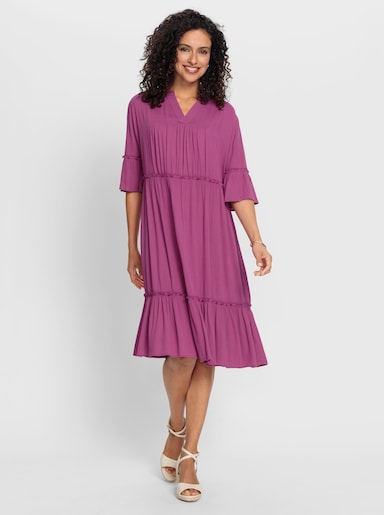 Stufenkleid mit kleinen Rüschen - erika