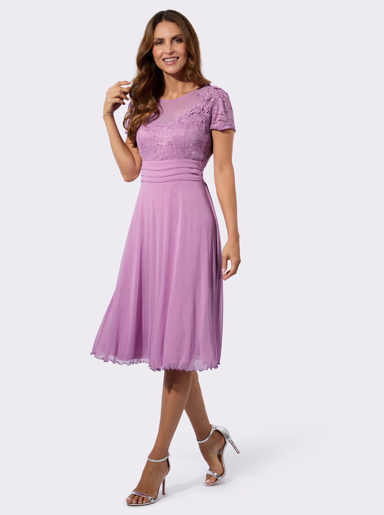 Spitzenkleid - orchidee