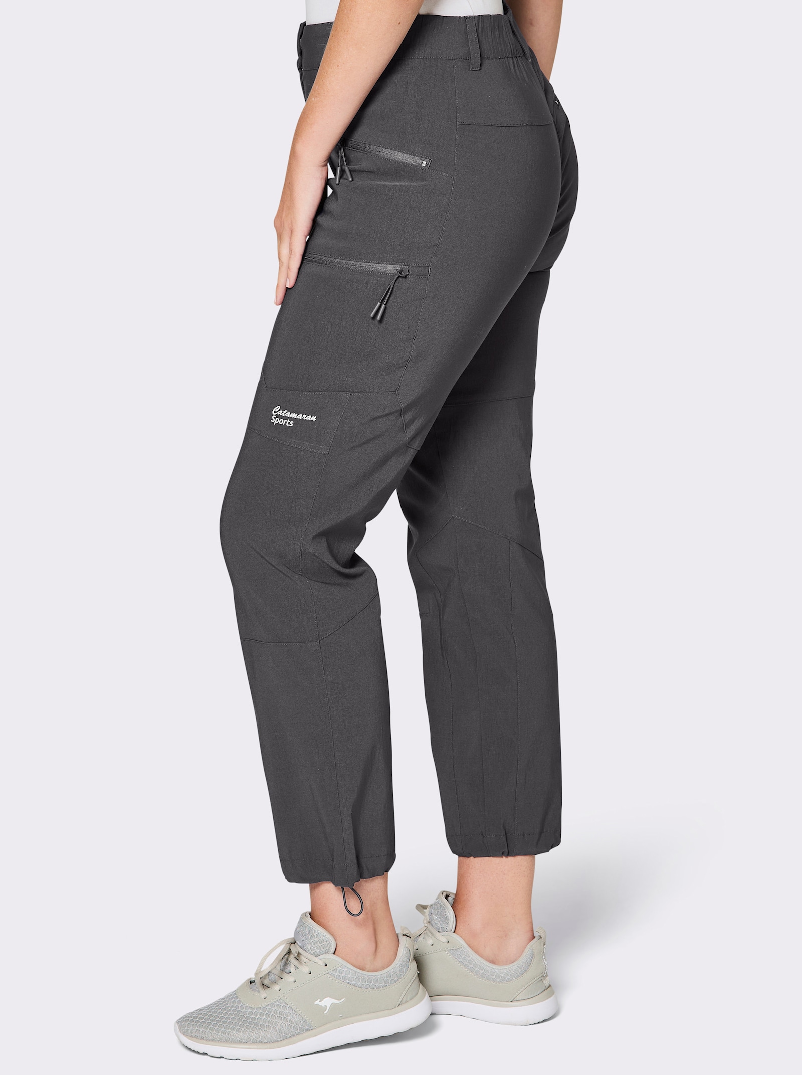 Catamaran Sports Trekkinghose mit weitenregulierbarem Saum - anthrazit