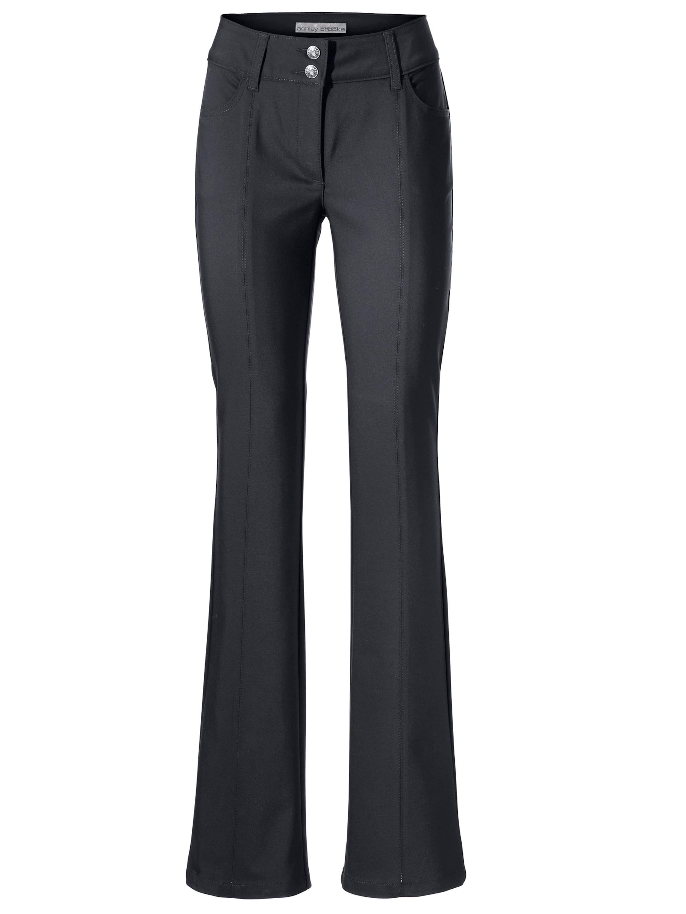 'Buik weg'-broek in marine van Ashley Brooke