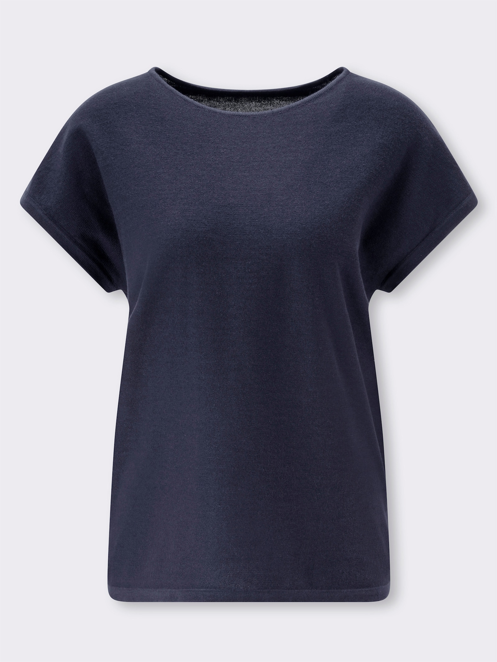 Pullunder in Linksstrick - marine