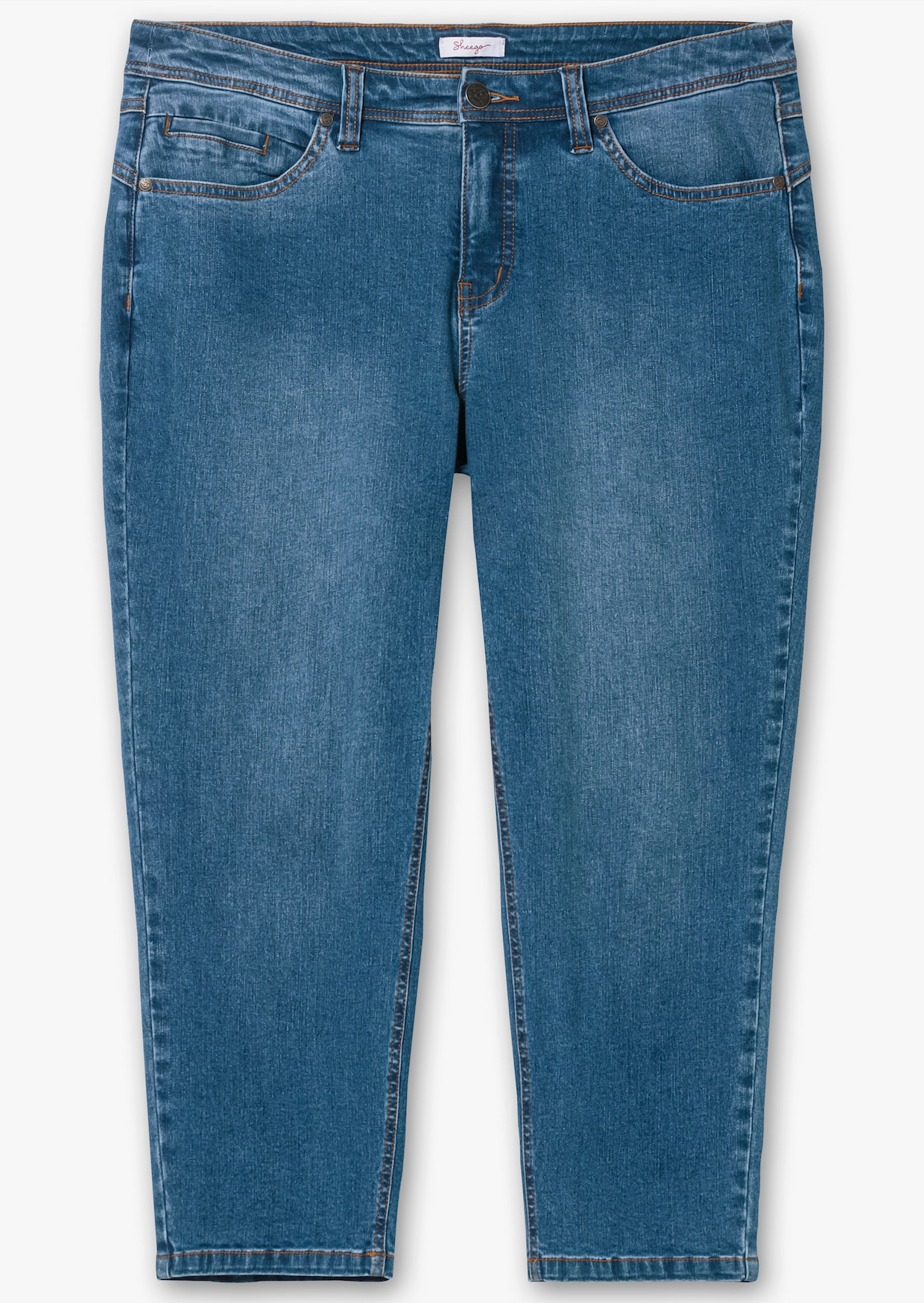 sheego 7/8-Jeans - blue denim