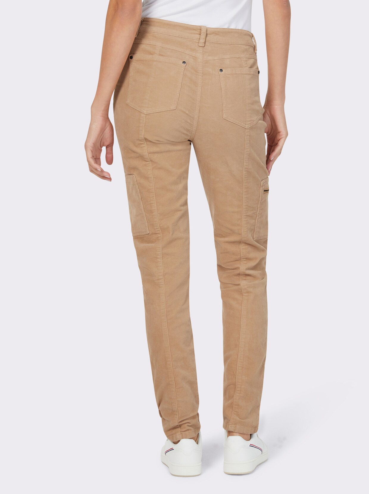 heine Pantalon en velours côtelé - couleur chamois