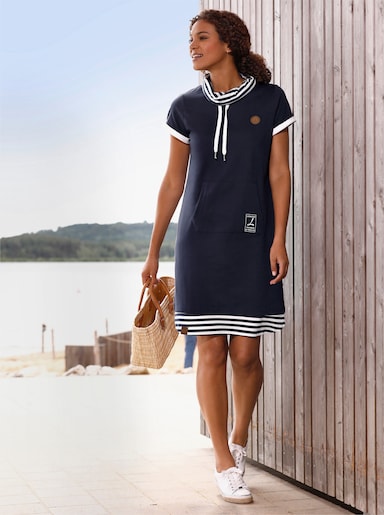 Jersey-Kleid - marine