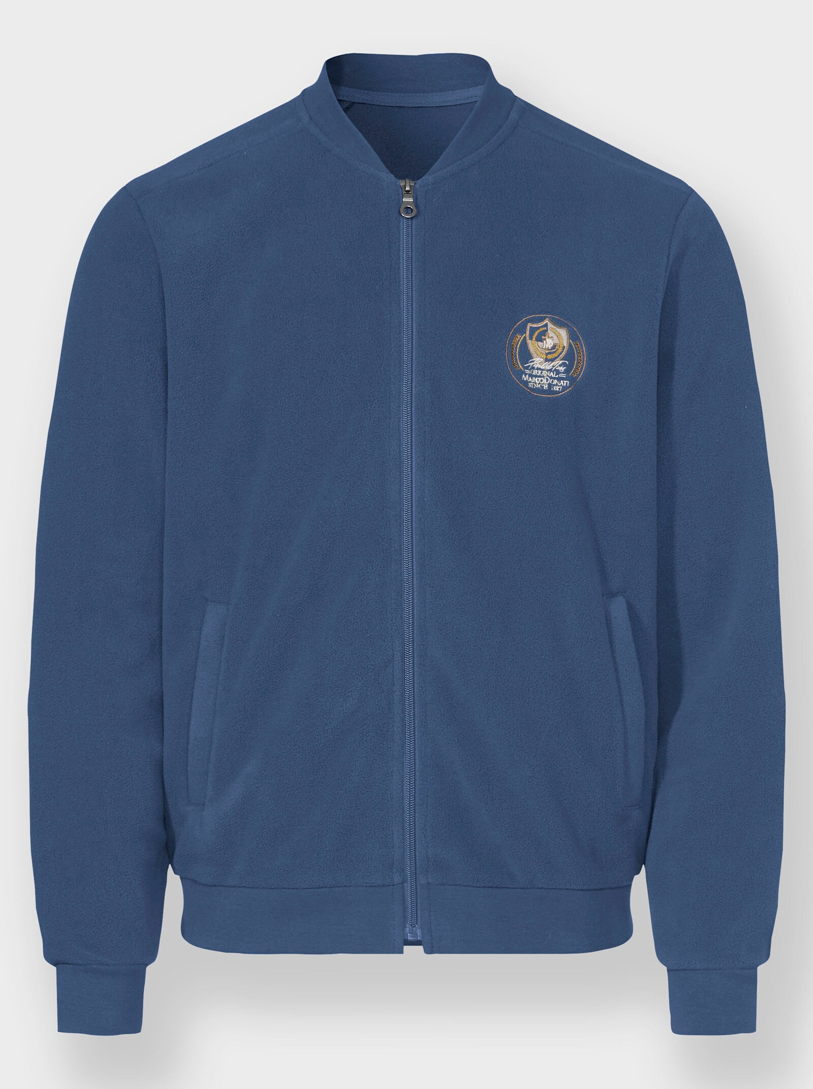 Marco Donati Fleecejacke in Blousonform - jeansblau