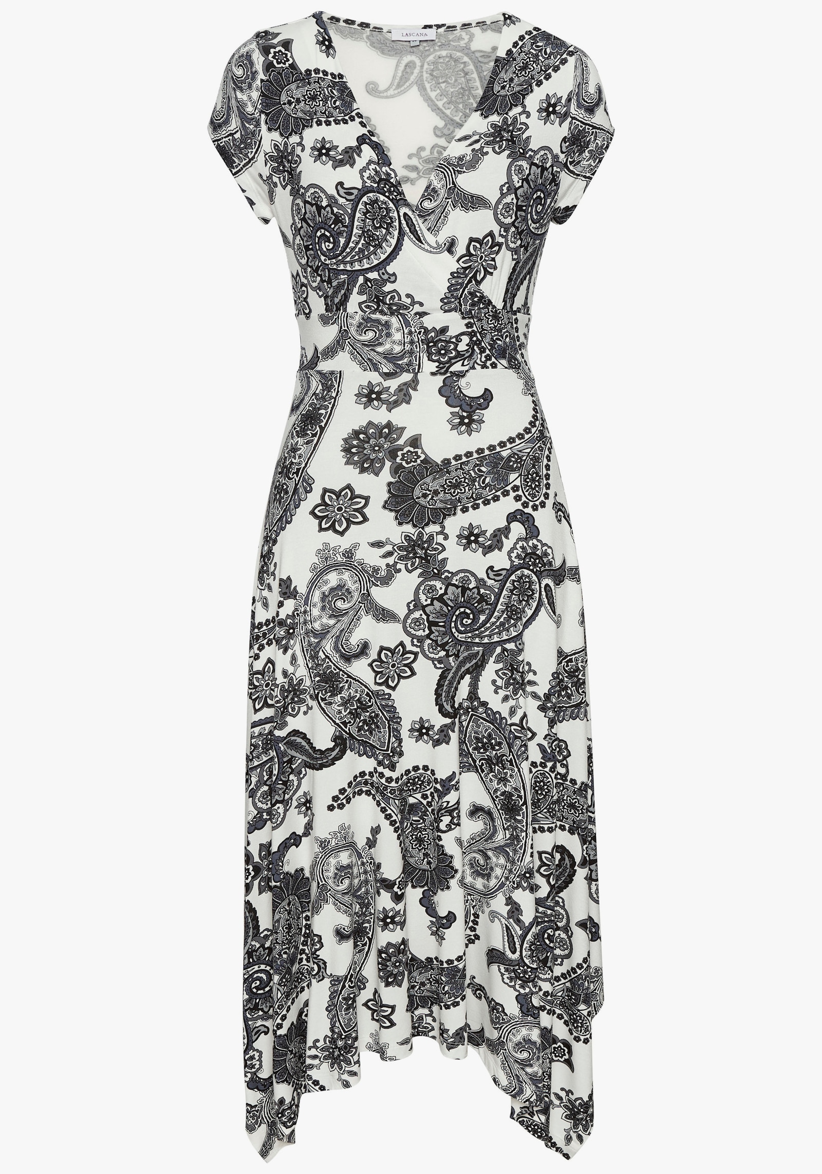 LASCANA Sommerkleid - black white