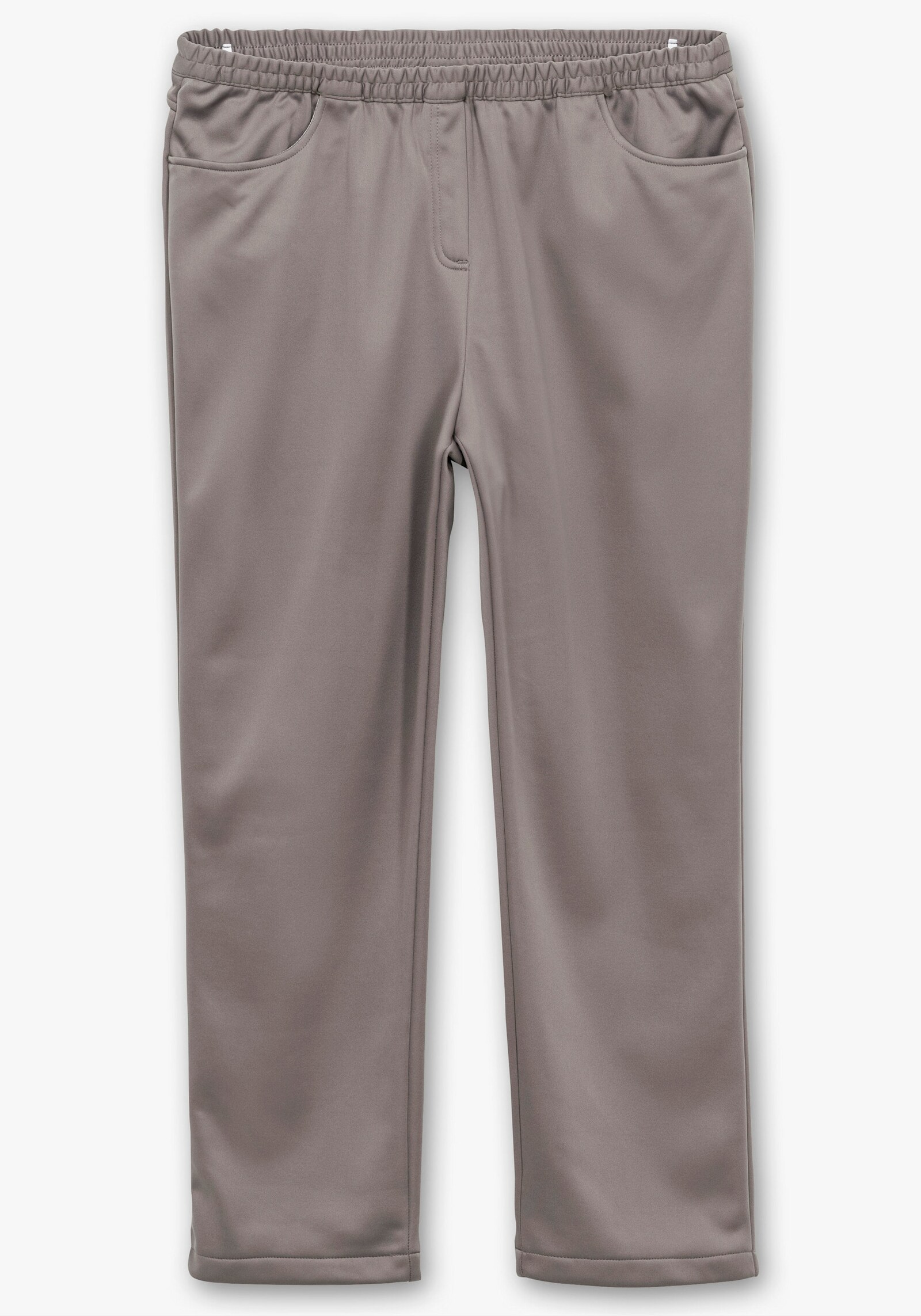 Thermohose mit Fleece-Futter - silbergrau