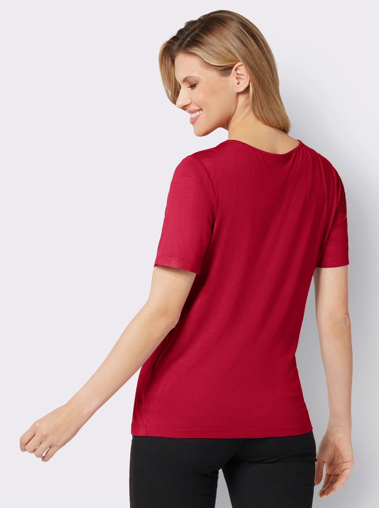 Shirt met korte mouwen - rood