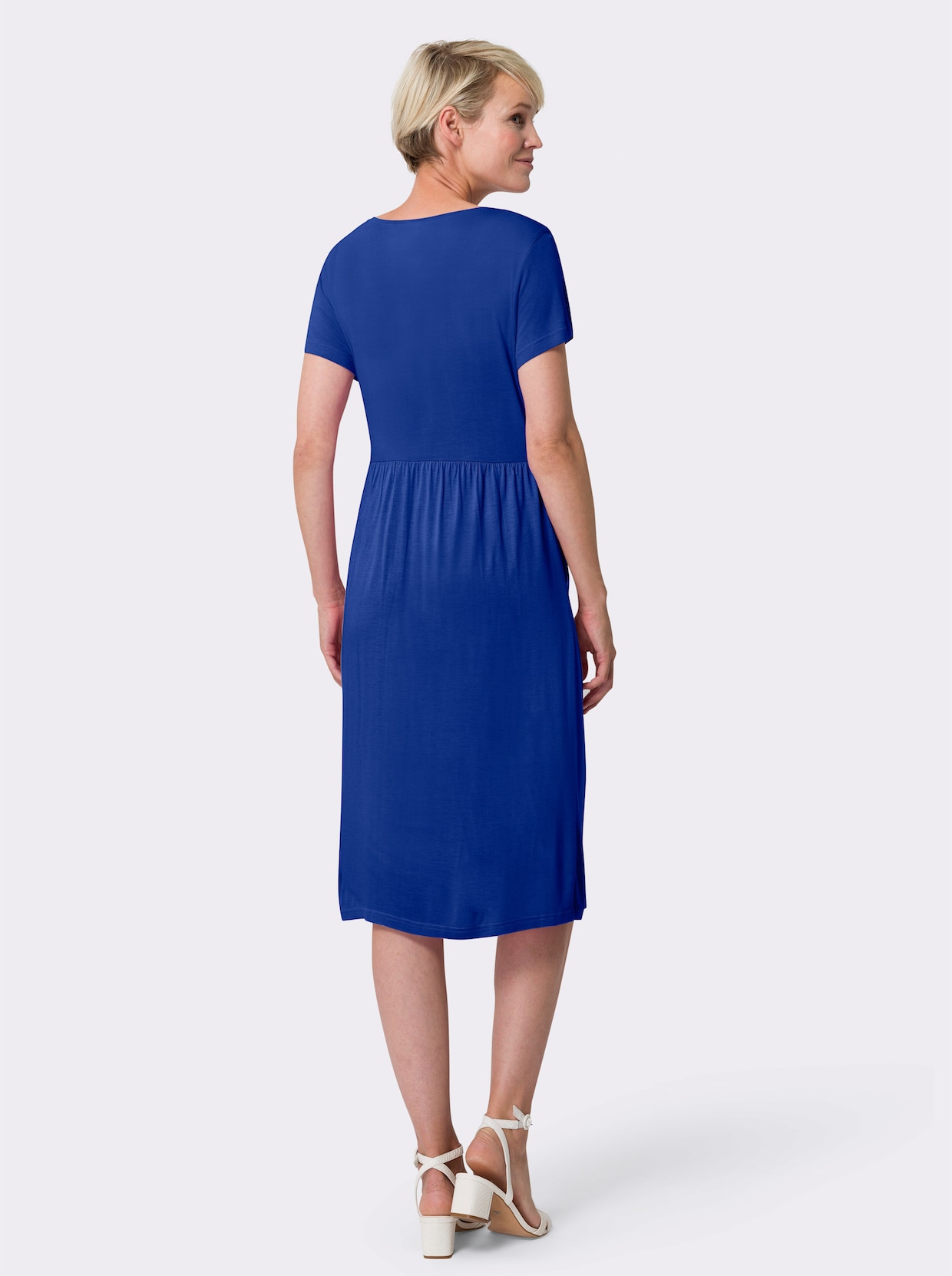 Jerseykleid - royalblau