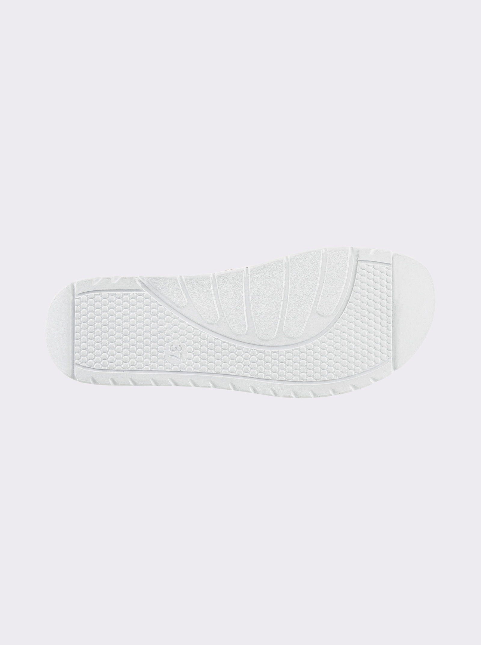 Franken Schuhe Pantolette mit Schrittdämpfung - weiß