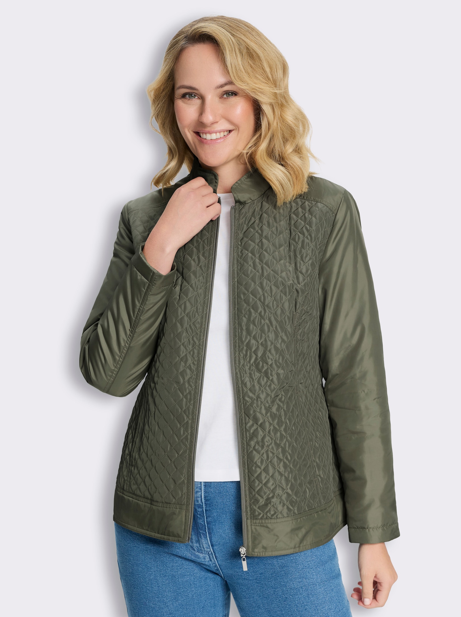 Steppjacke für die Übergangszeit - khaki
