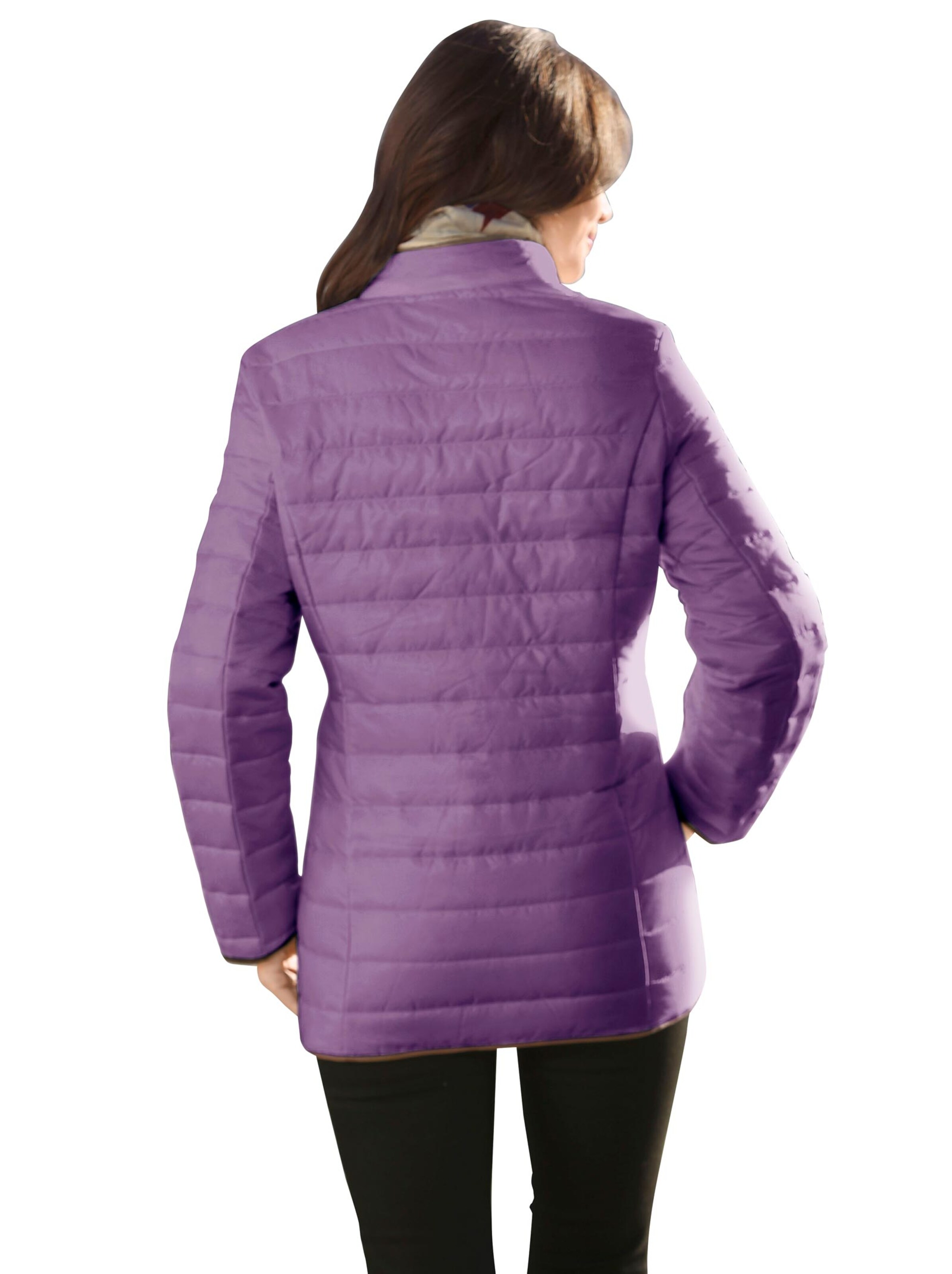 Steppjacke - pflaume