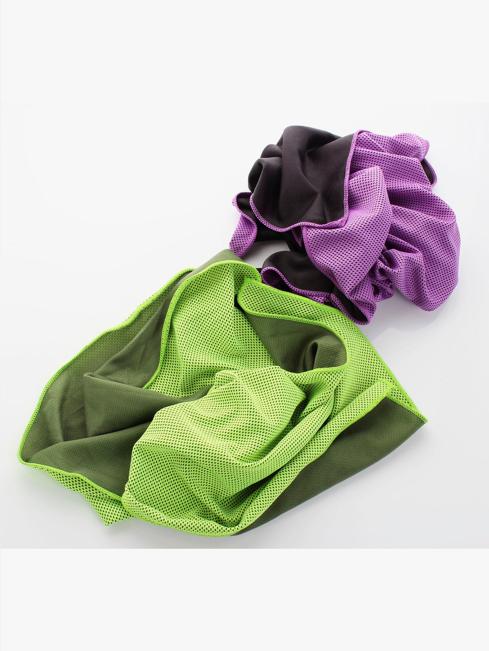 Kühltuch - grün-lila