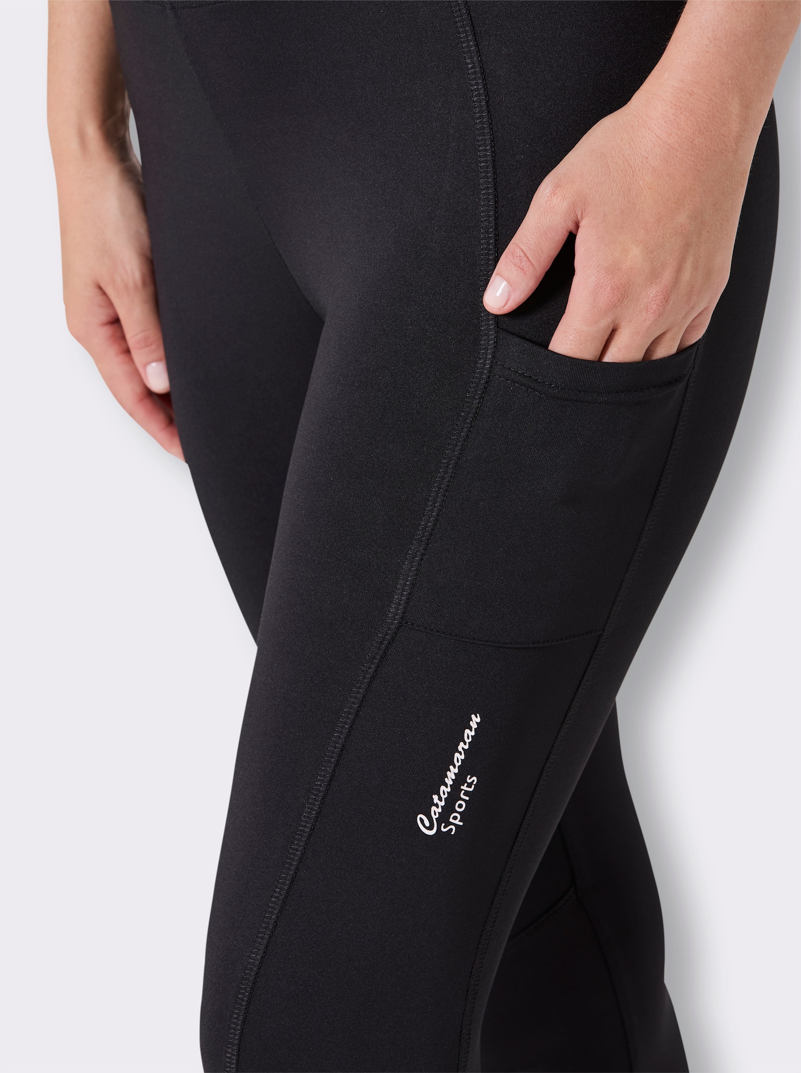 Catamaran Sports Sporthose in Dreiviertel-Länge - schwarz