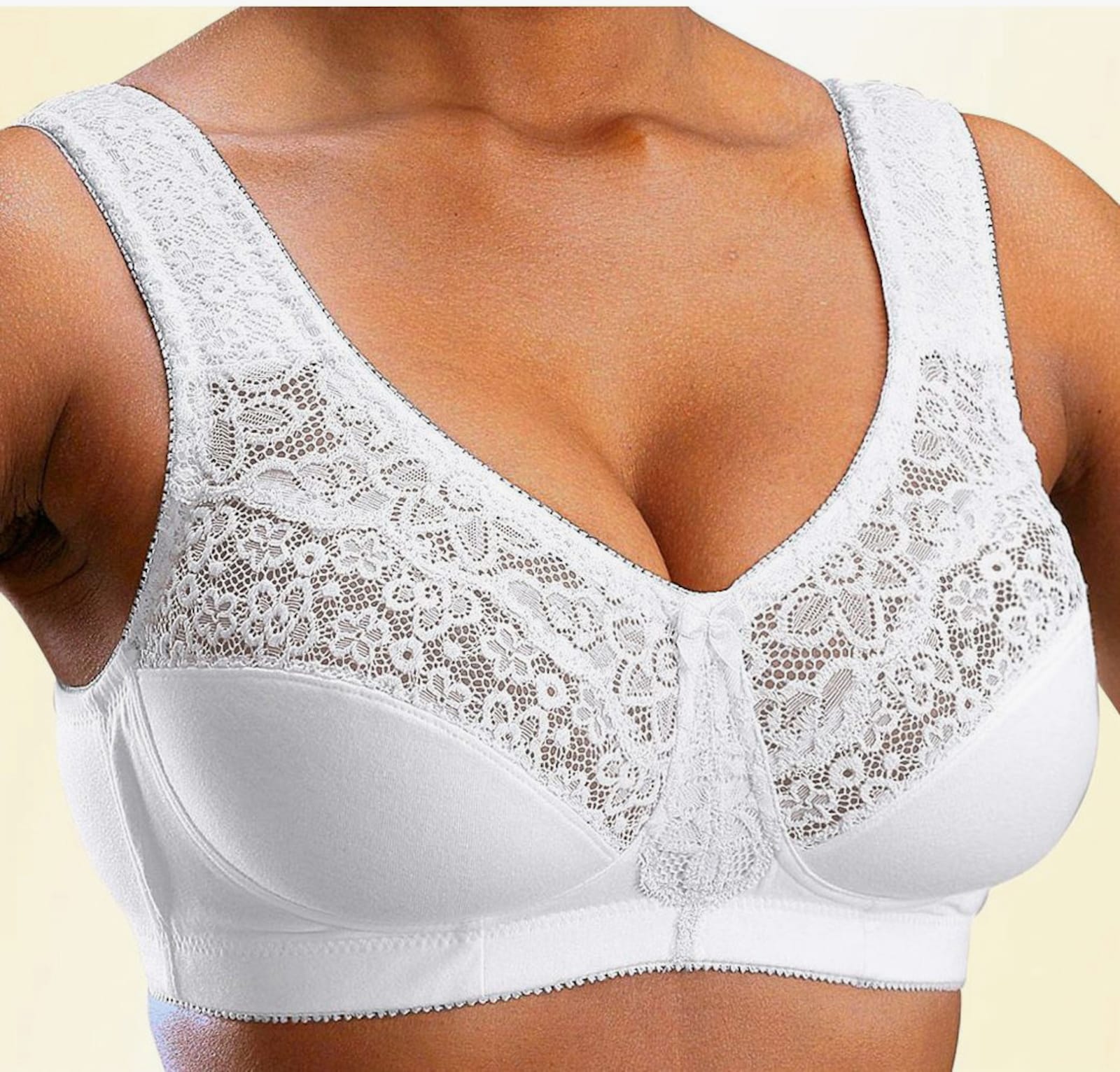 petite fleur Entlastungs-BH - rosé+weiß