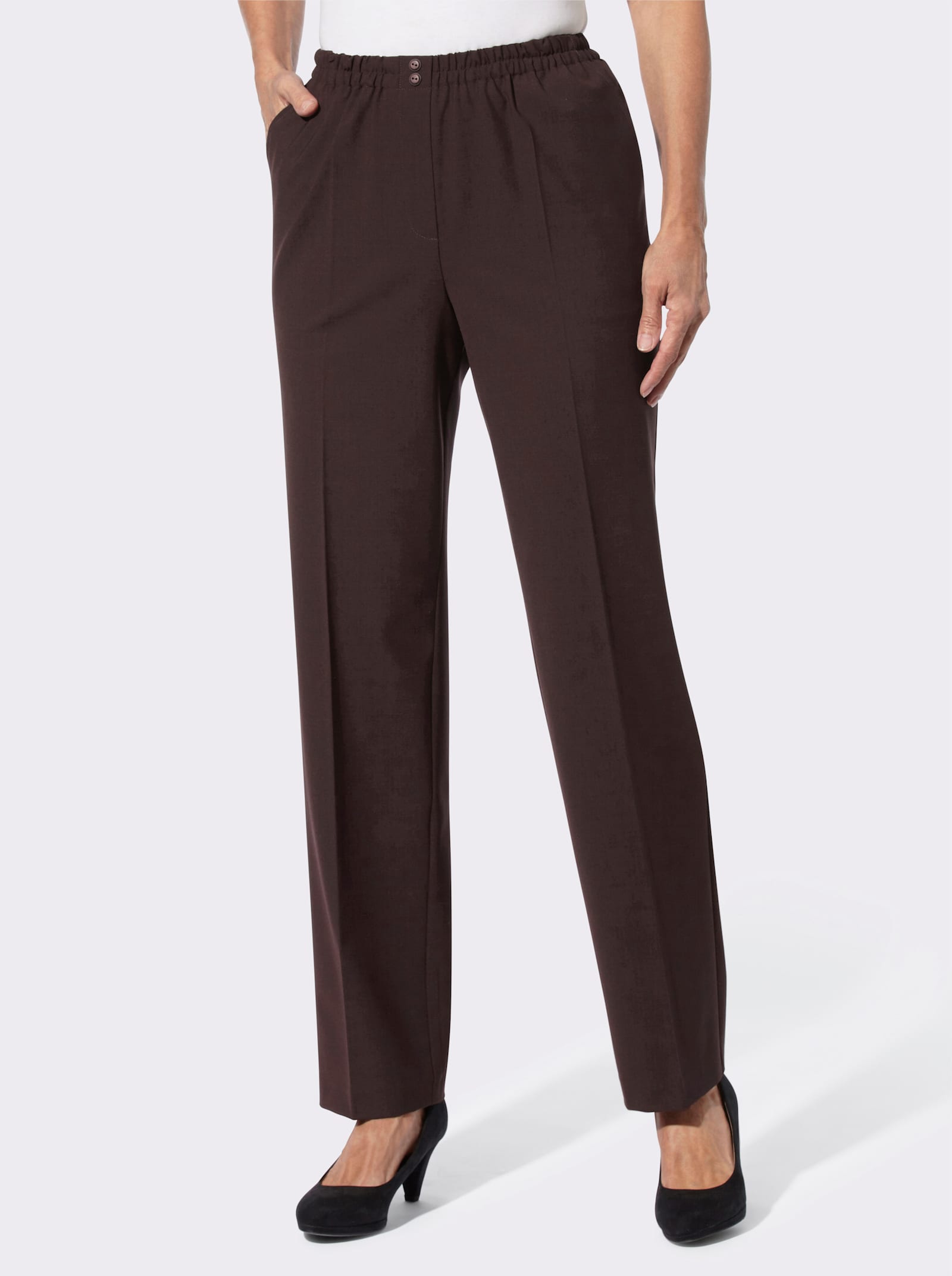 Come on Comfortbroek met veiligheidszakken - bordeaux gemêleerd