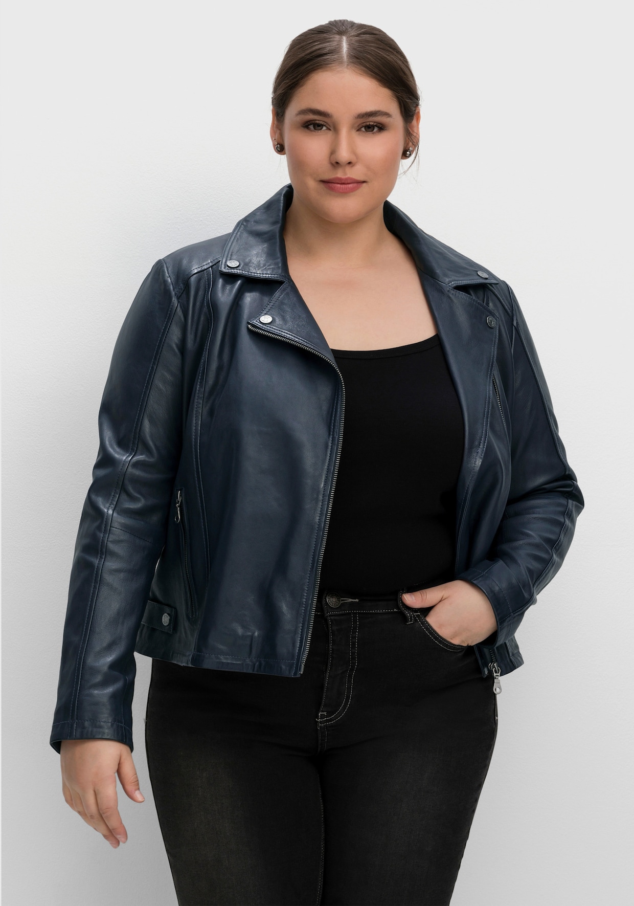 sheego Bikerjack - nachtblauw