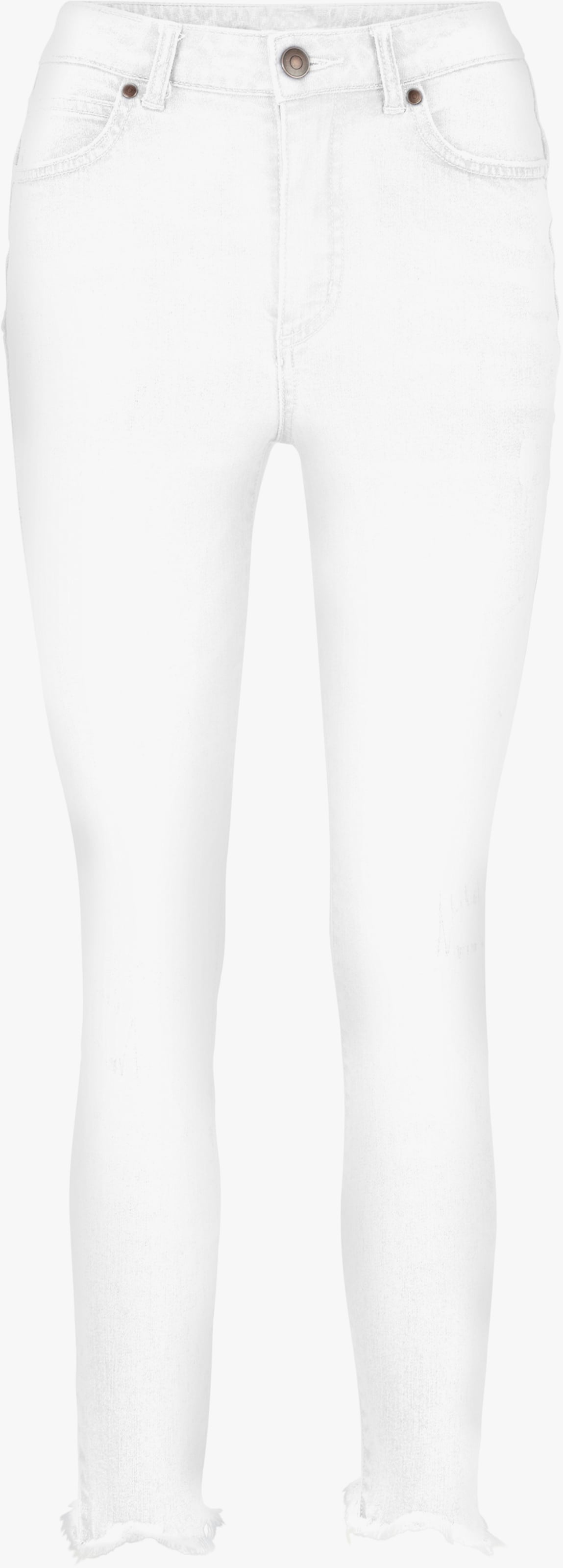 heine Skinny Jeans mit Destroyed-Effekt - weiss