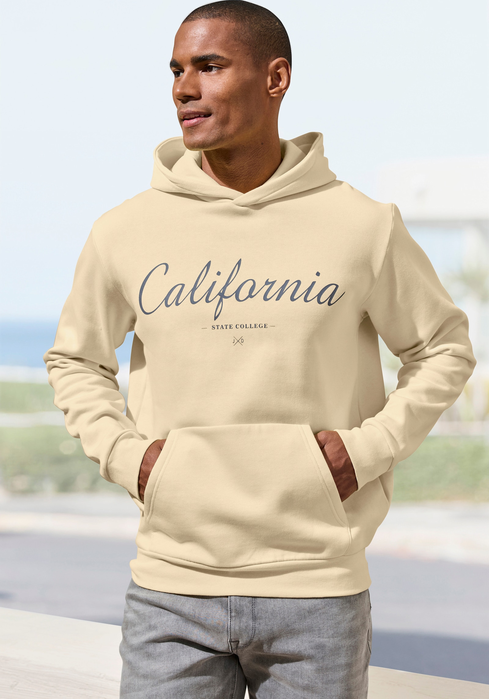 John Devin Hoodie - gelb