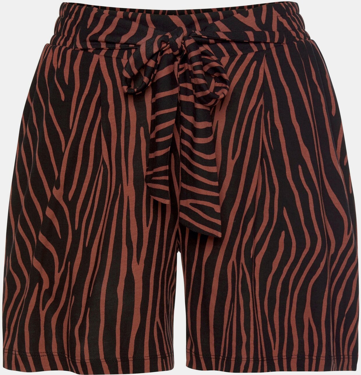LASCANA Strandshorts - schwarz-terra-bedruckt
