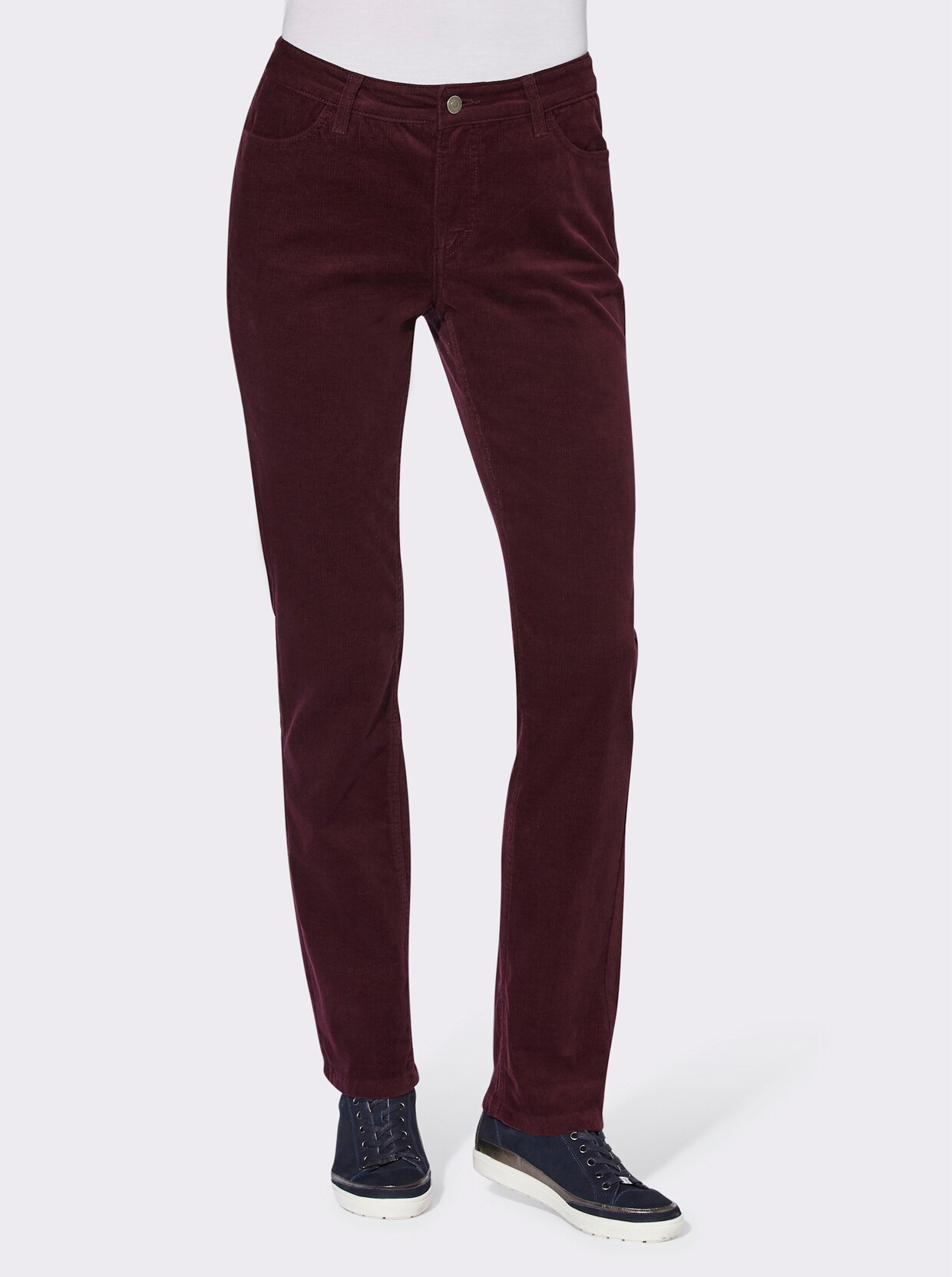 Cordhose - burgund