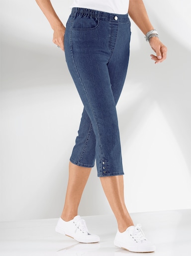 Capri-jeans - blue-stonewashed