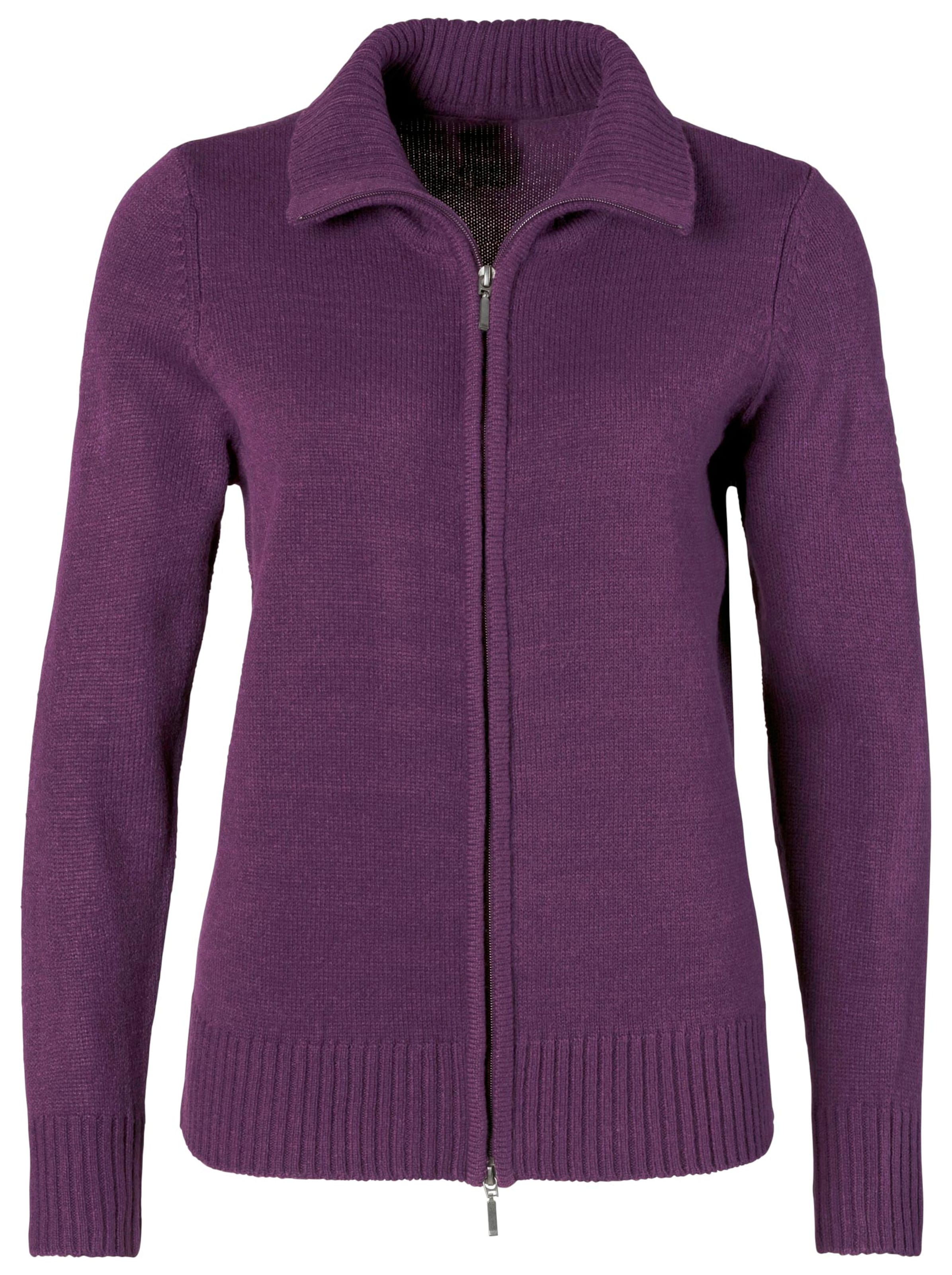 Strickjacke - traube