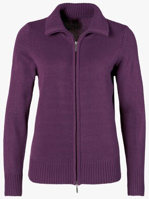 Strickjacke - traube