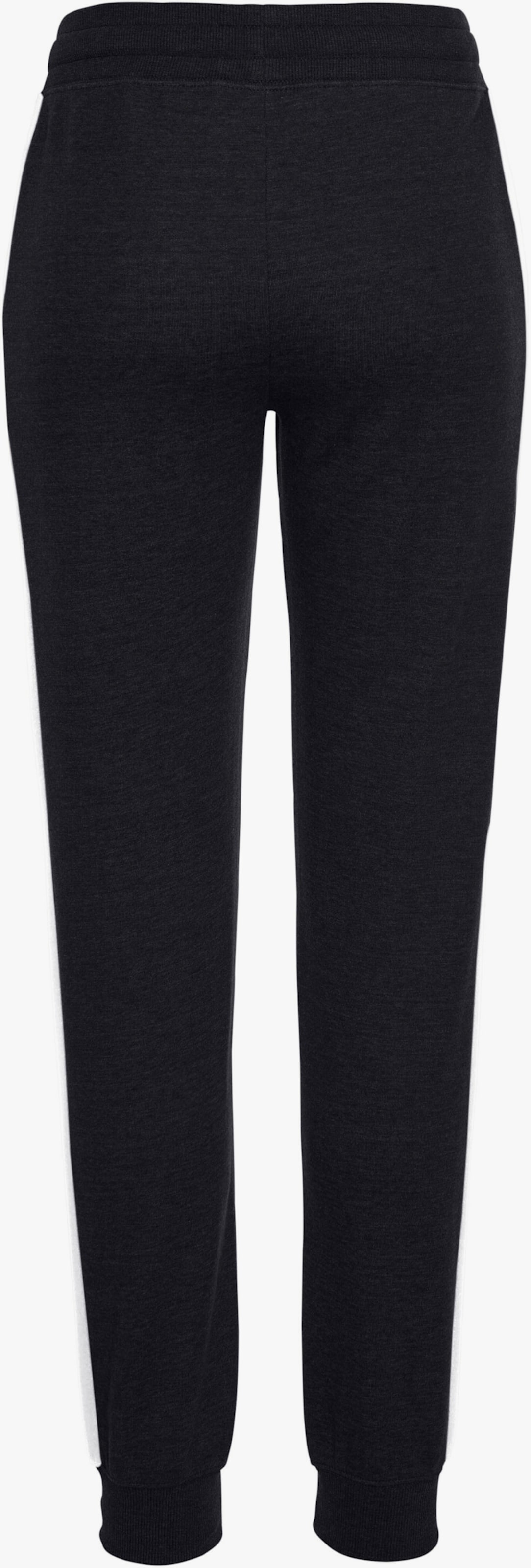 Pantalon molletonné - noir-blanc