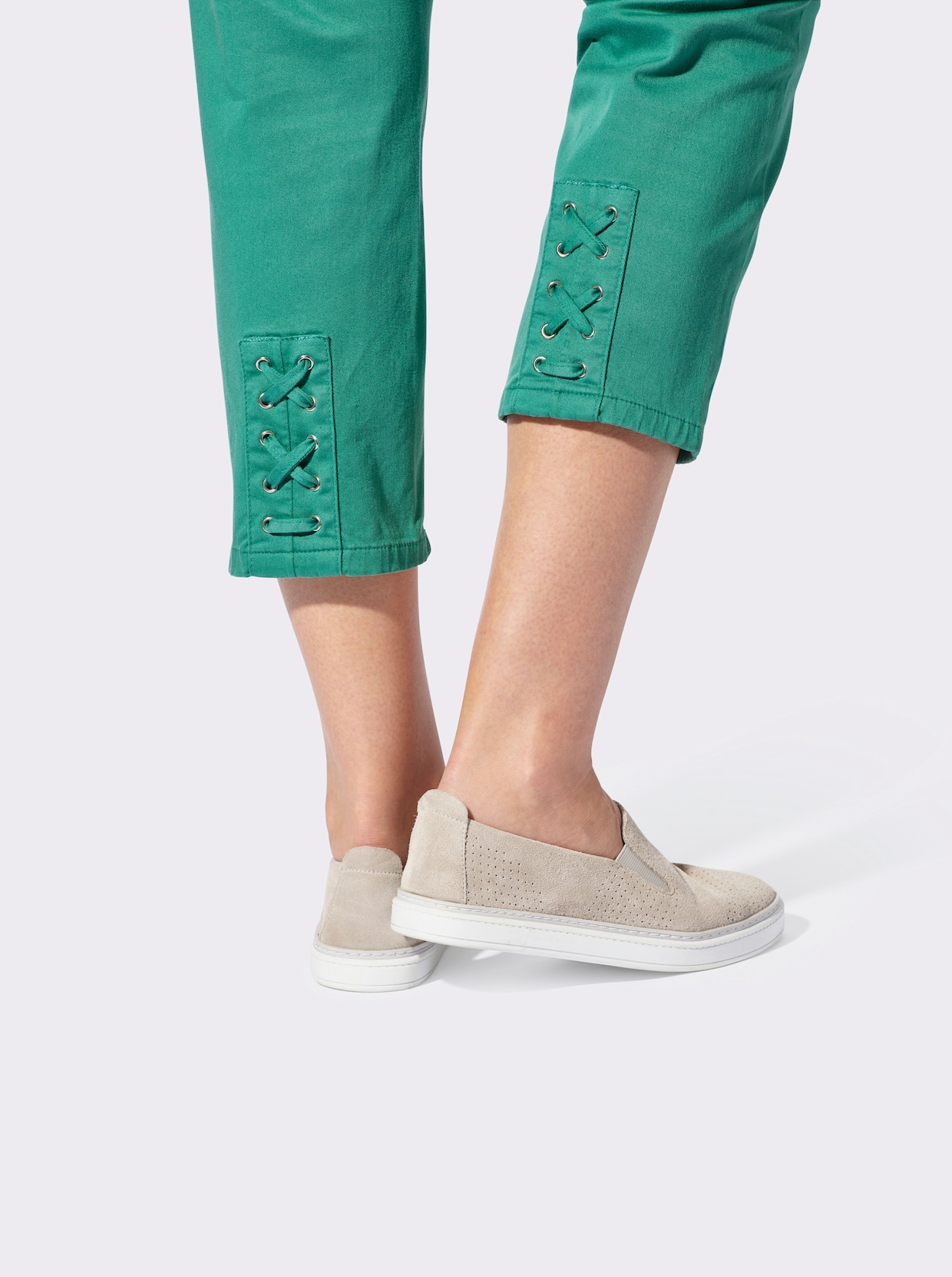 3/4-Jeans - smaragd