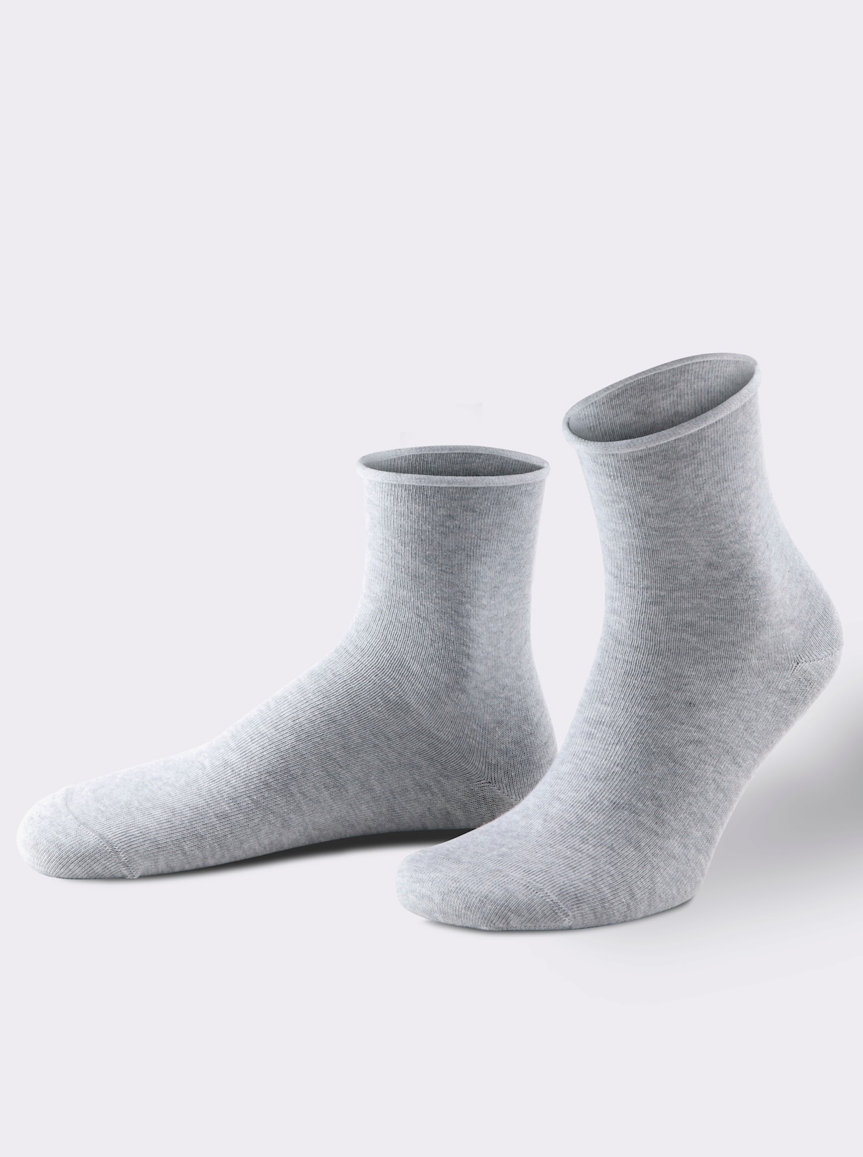 wäschepur Socken - grau-meliert