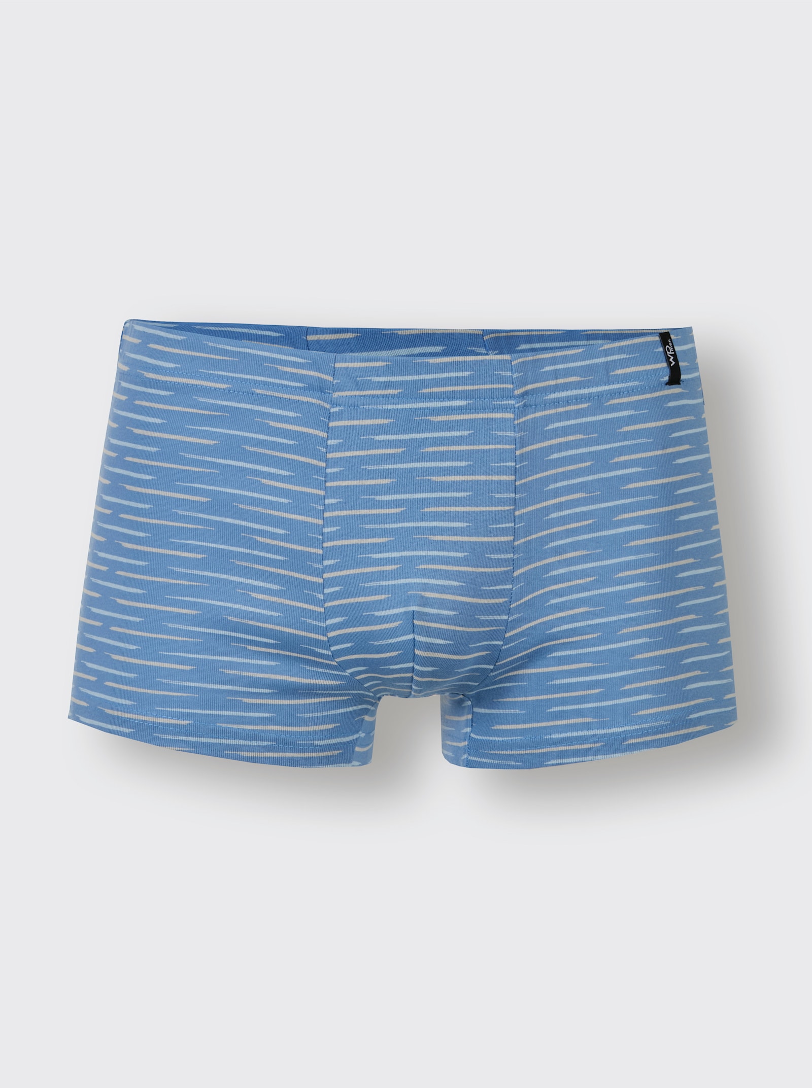 wäschepur men Pants - grau-meliert-mittelblau