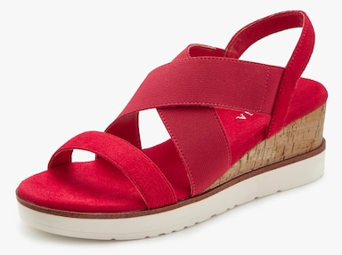 LASCANA Sandalette - rot