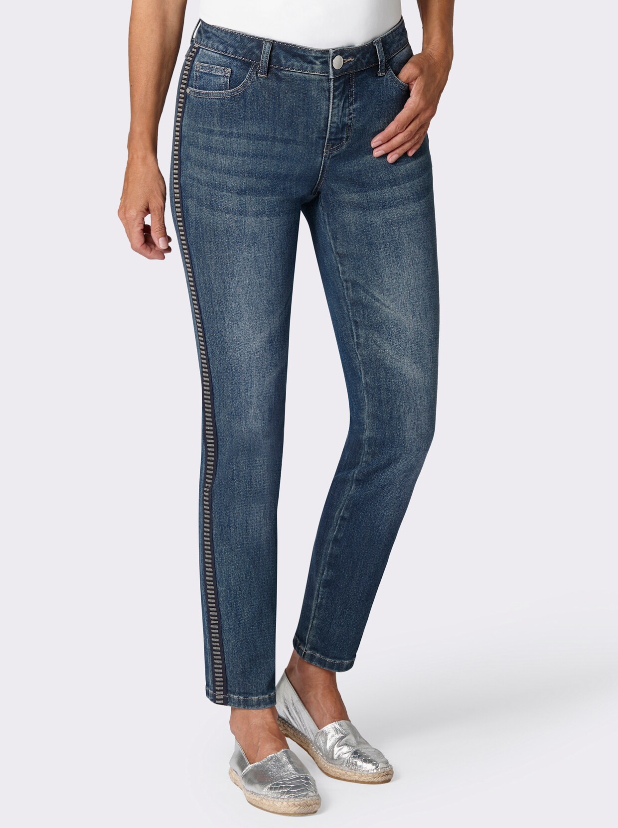 5-Pocket-Jeans - dark blue