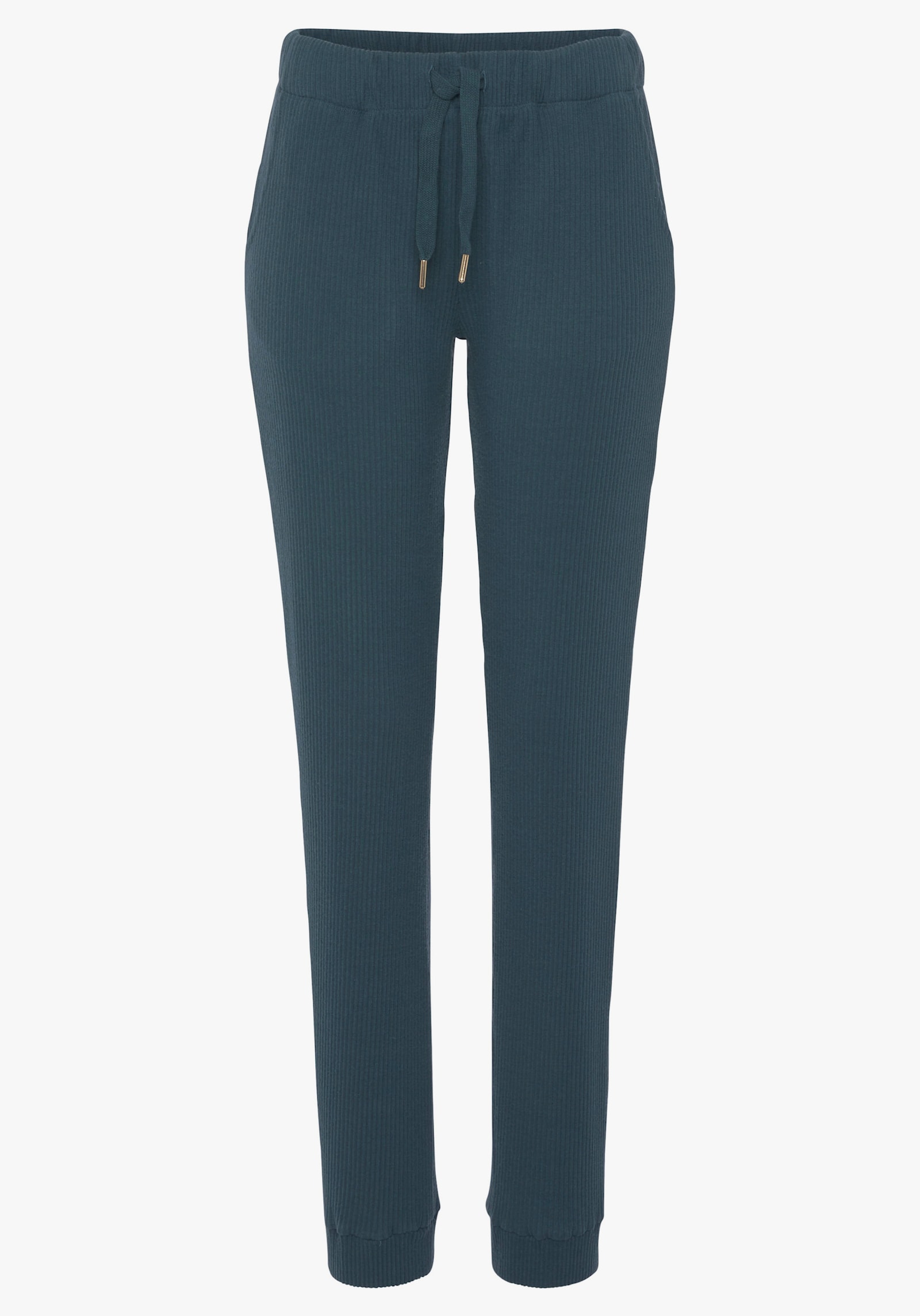 s.Oliver Pantalon détente - bleu pétrole