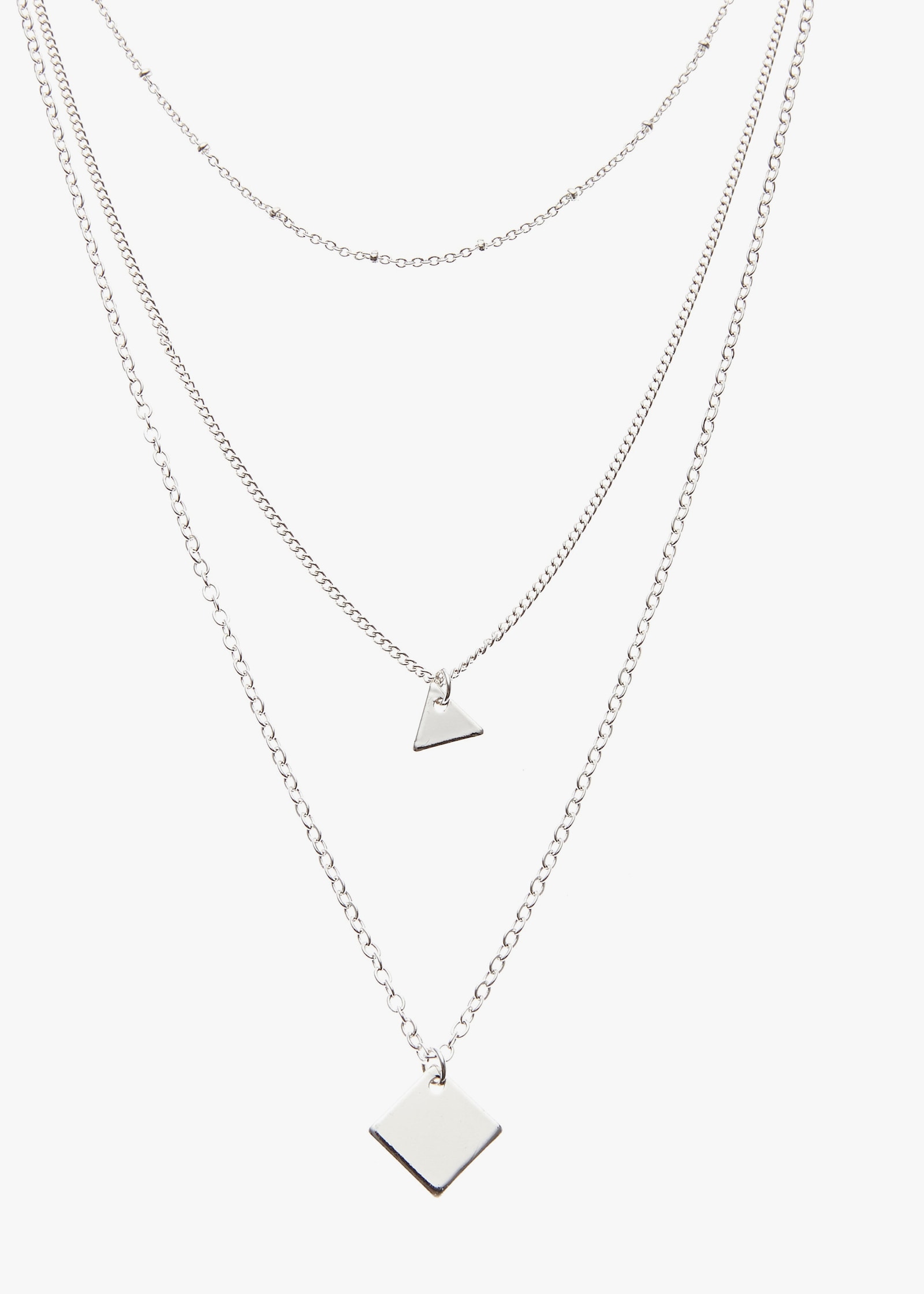 LASCANA Kette mit Anhänger - silberfarben