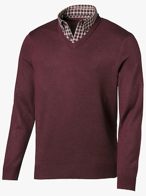 Pullover - bordeaux