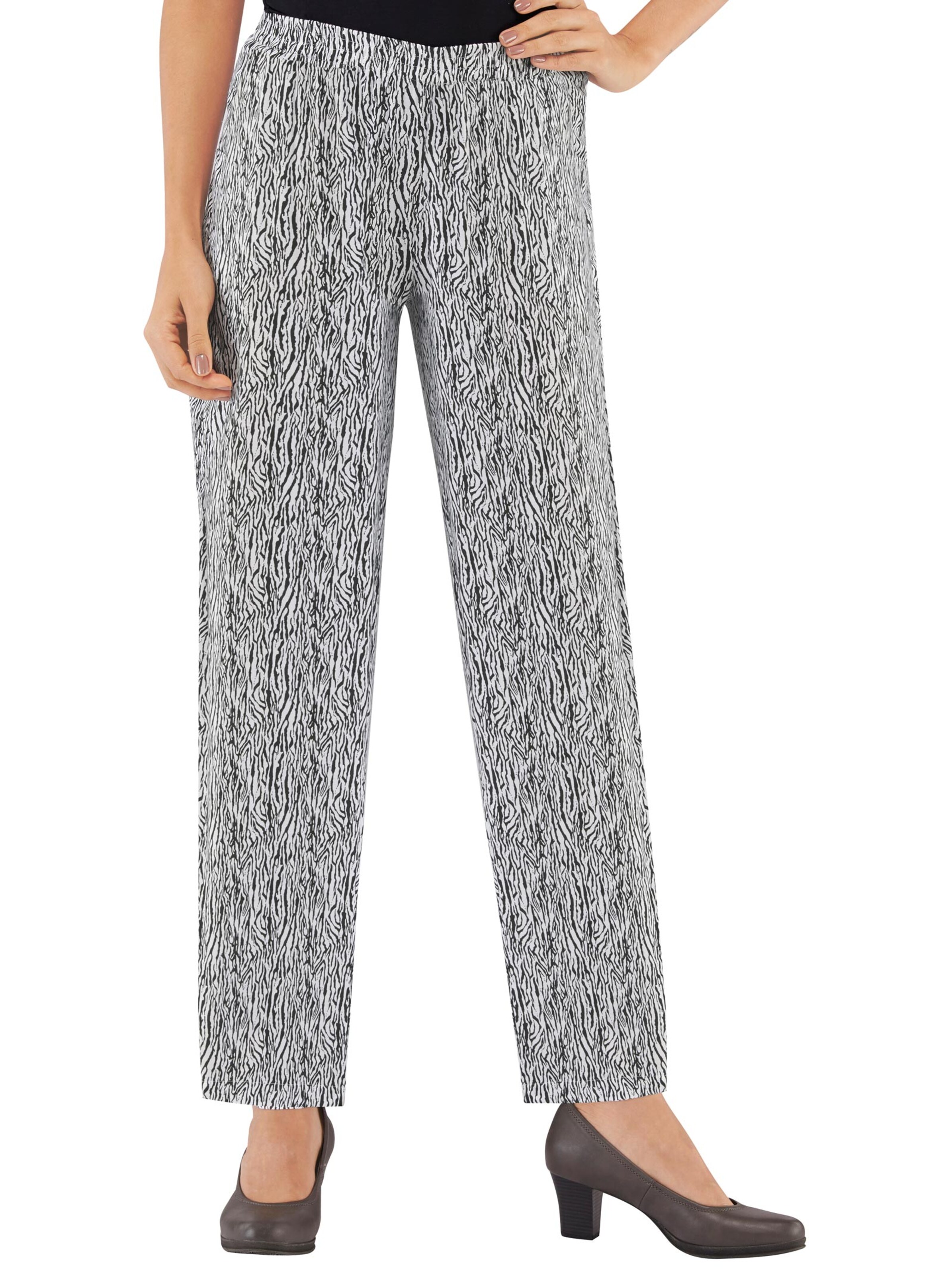 Hose - schwarz Zebra