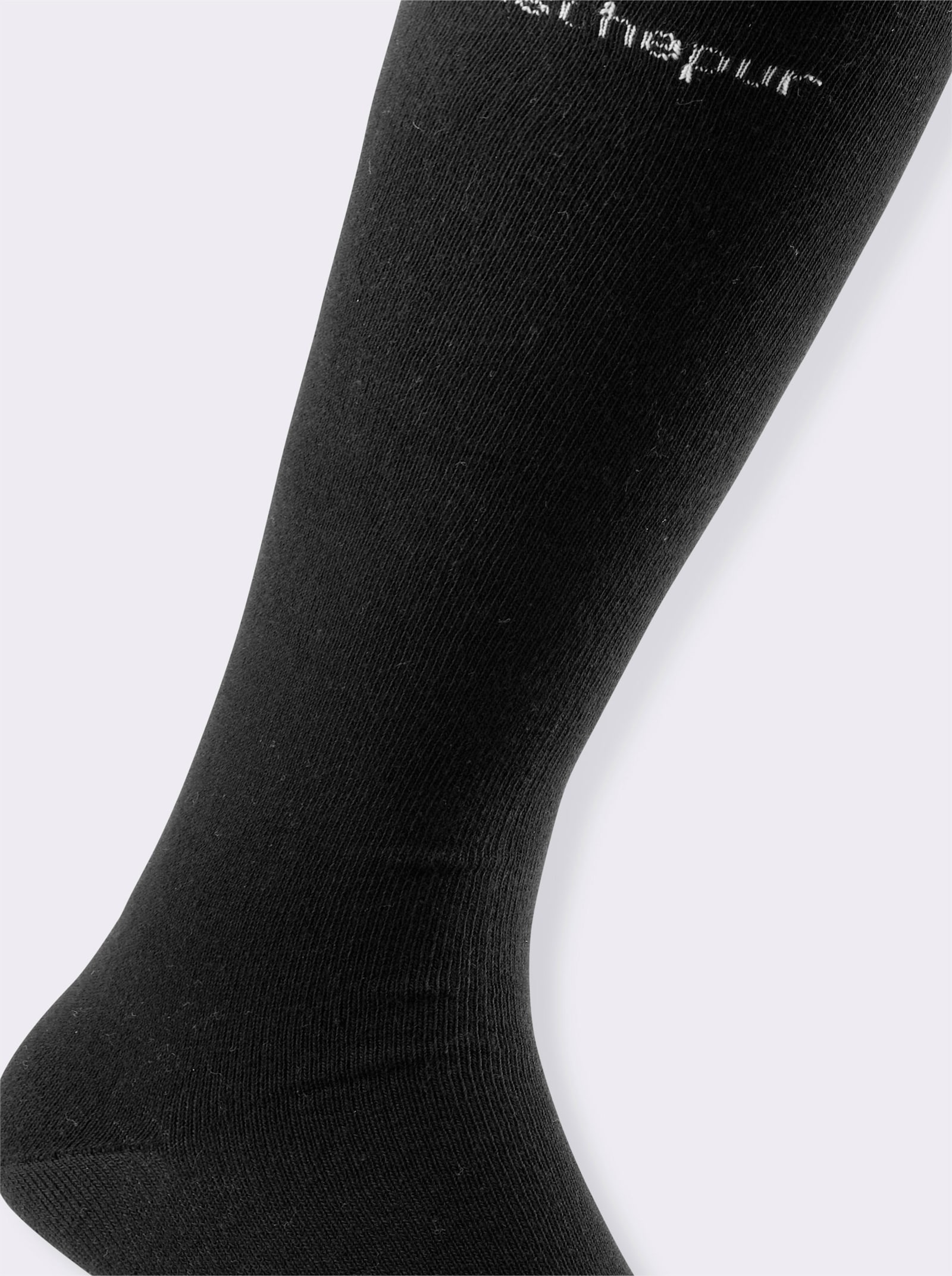 wäschepur kniekousen - zwart