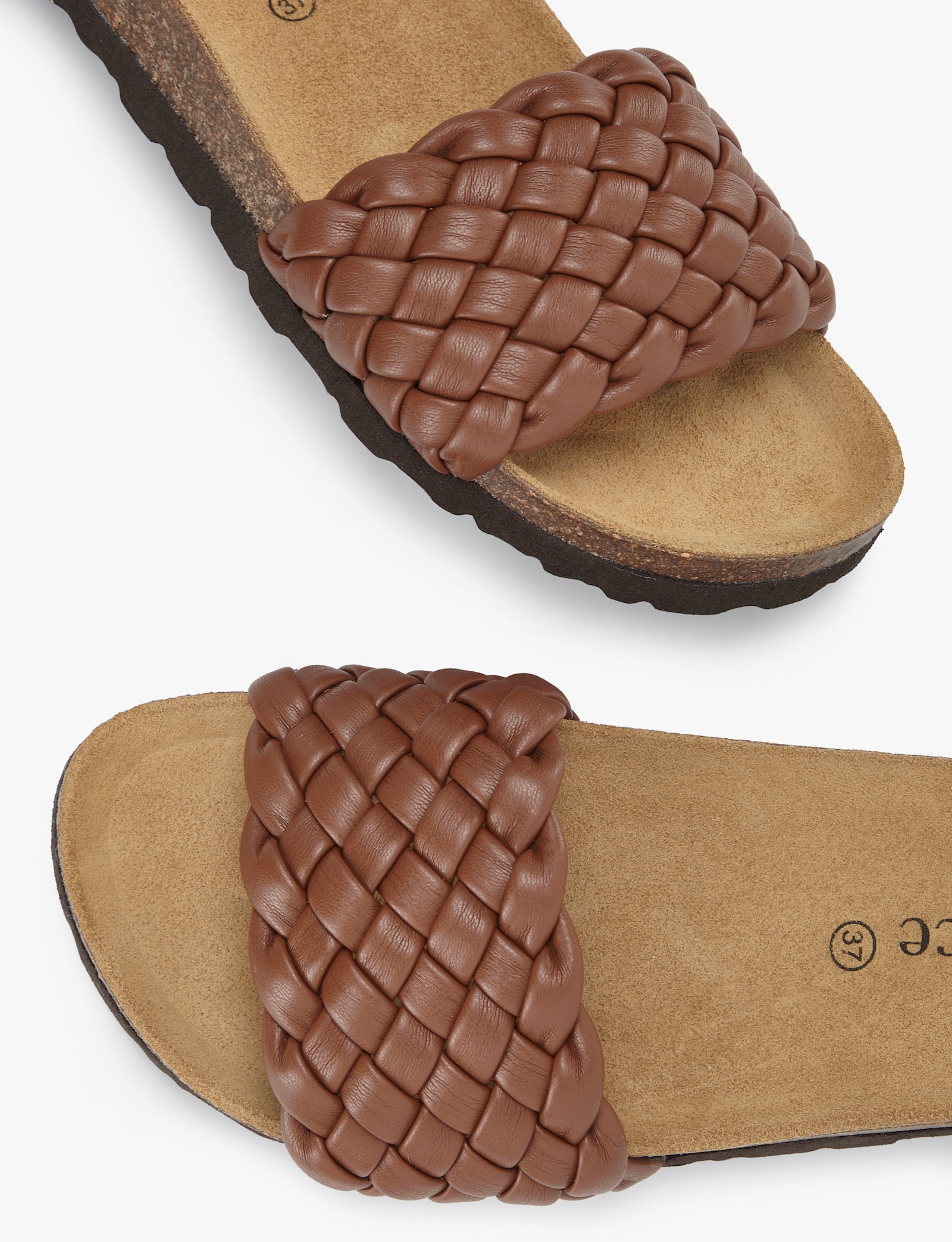 Vivance Pantolette - camelfarben